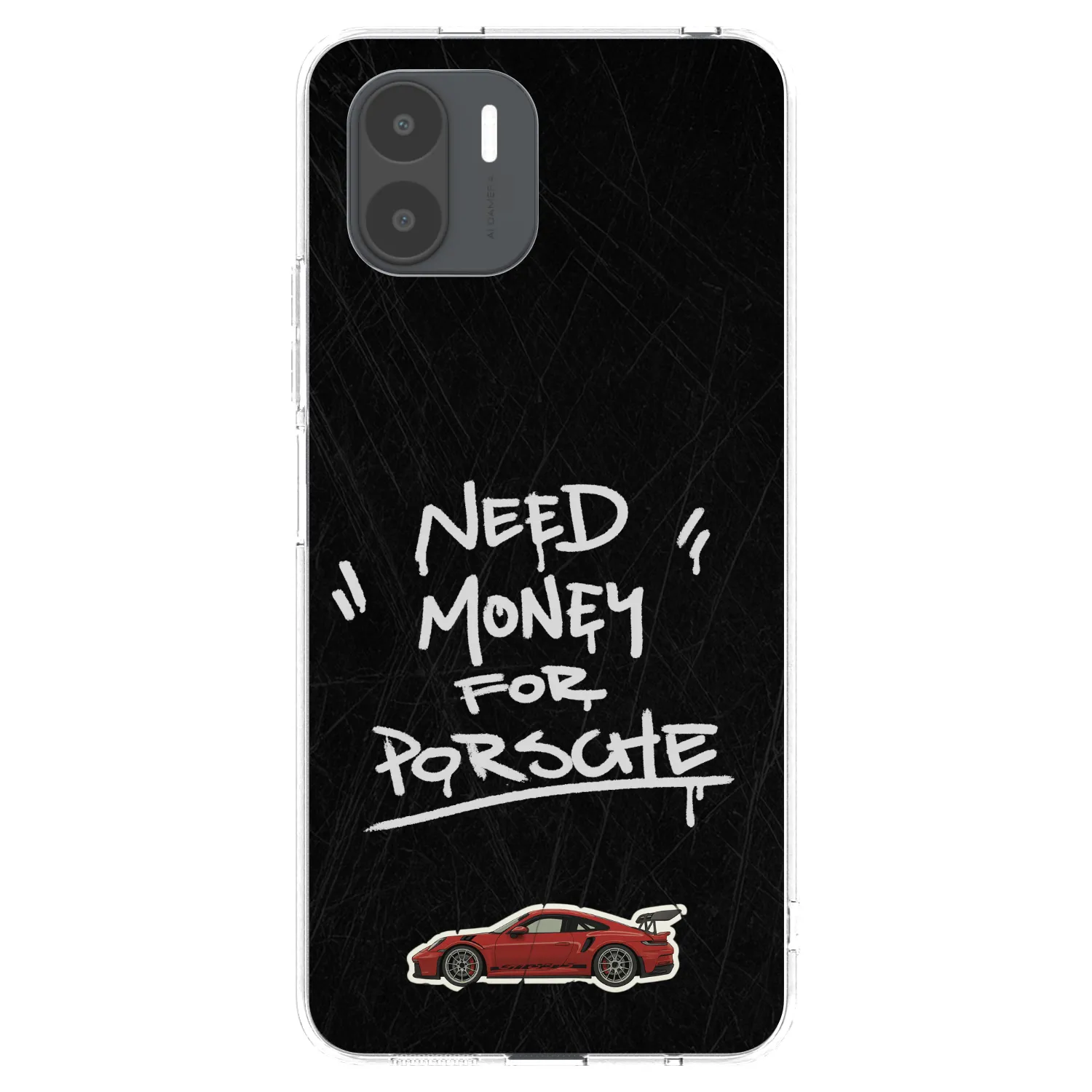 Picasee silikonový průhledný obal pro Xiaomi Redmi A2 - Dark Racer