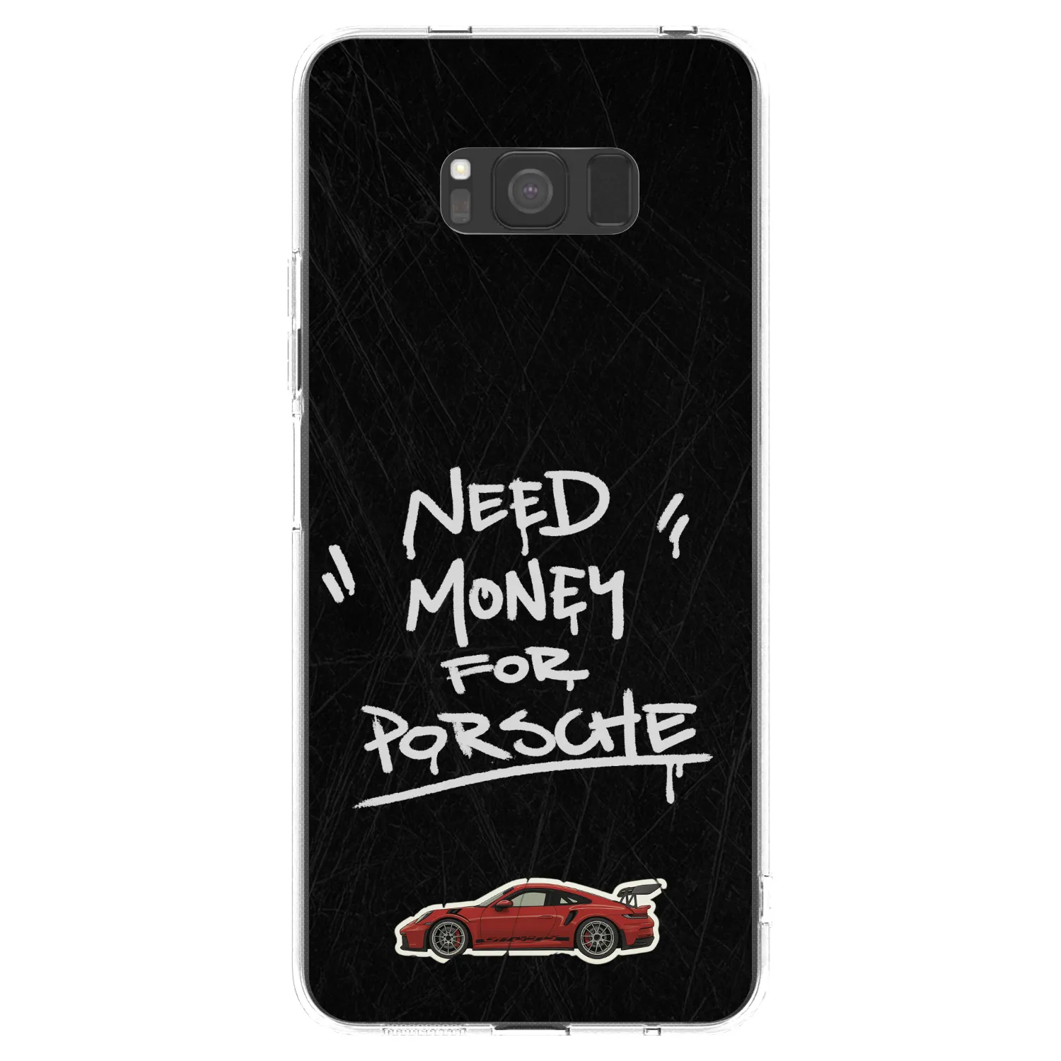 Picasee silikonový průhledný obal pro Samsung Galaxy S8 G950F - Dark Racer