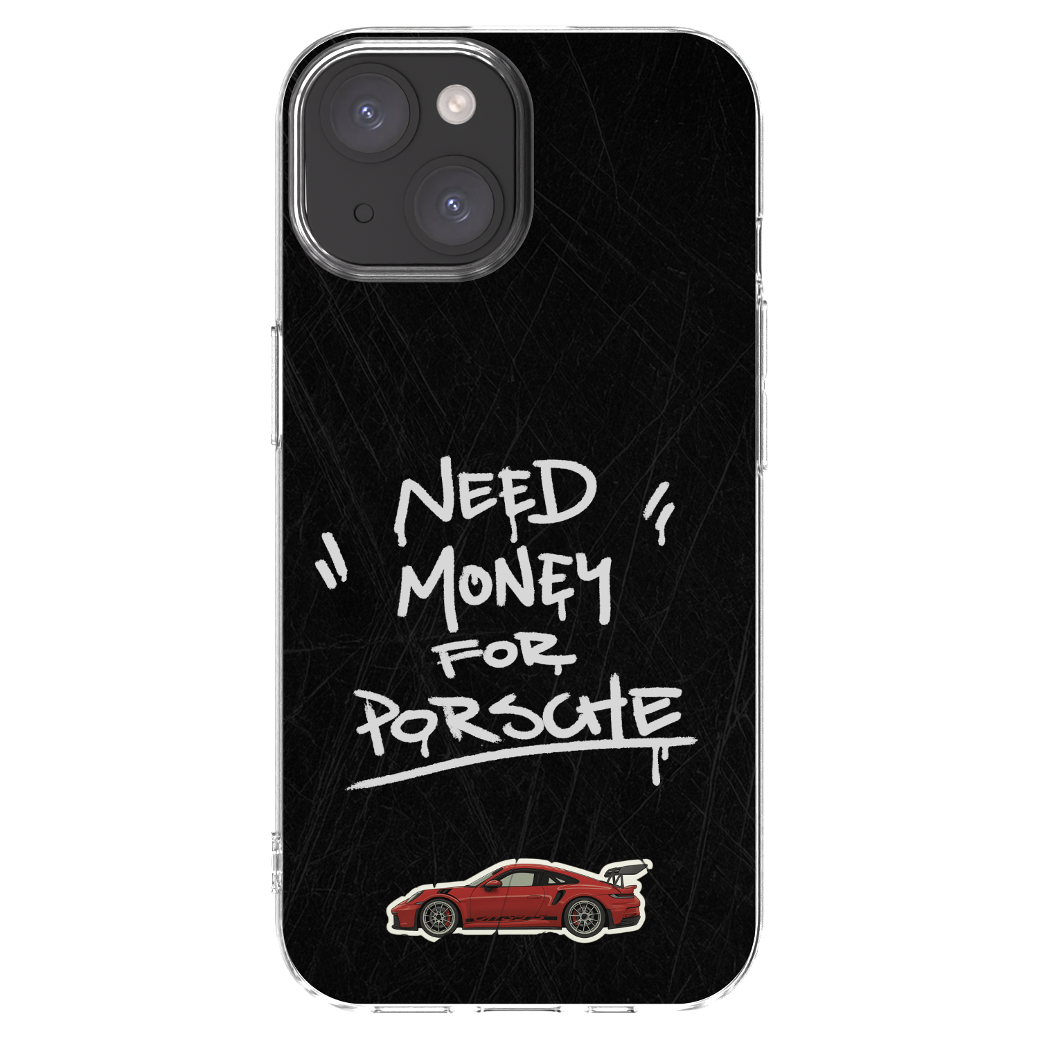 Picasee silikonový průhledný obal pro Apple iPhone 15 - Dark Racer