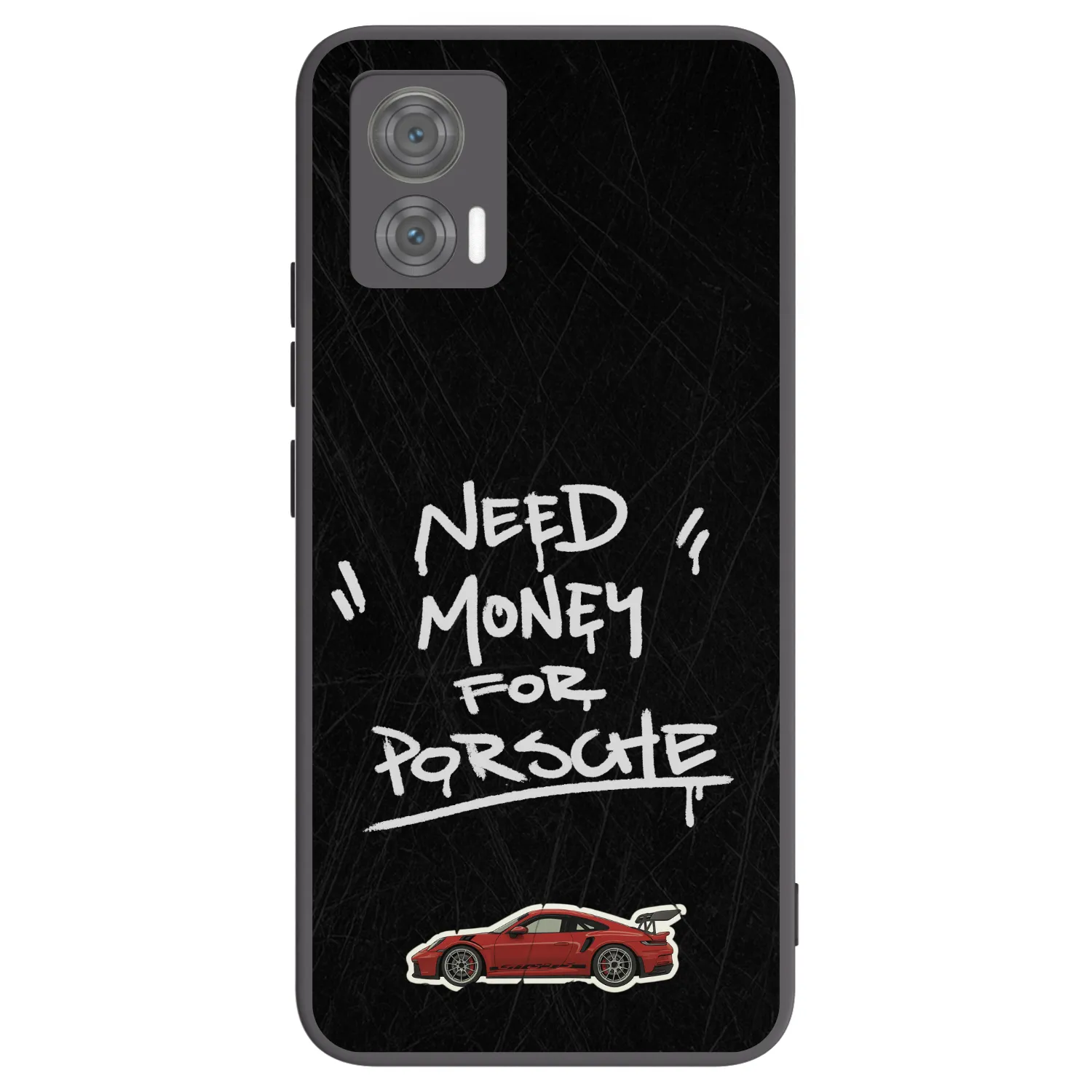 Picasee silikonový černý obal pro Motorola Edge 30 Neo - Dark Racer