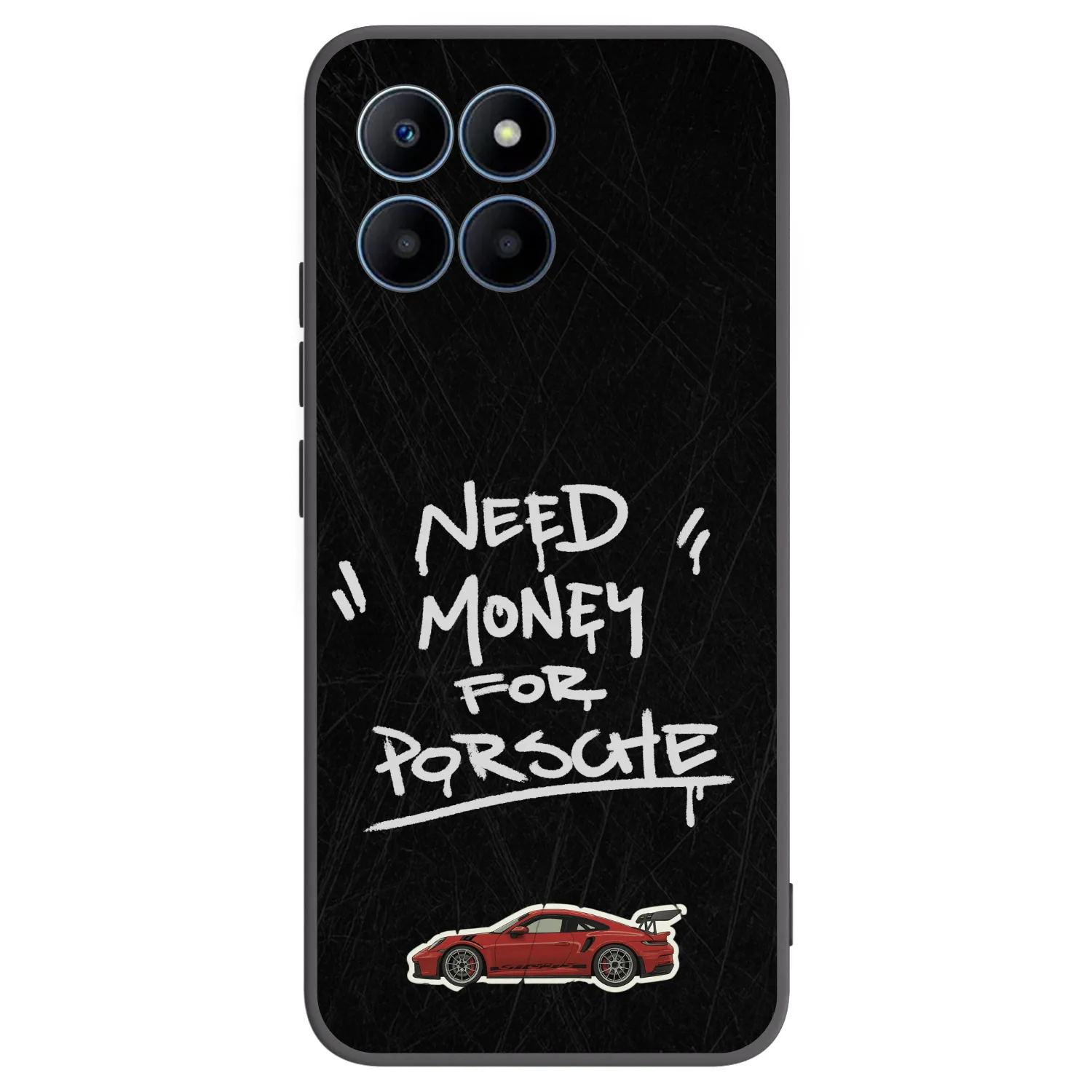 Picasee silikonový černý obal pro Honor 70 Lite - Dark Racer