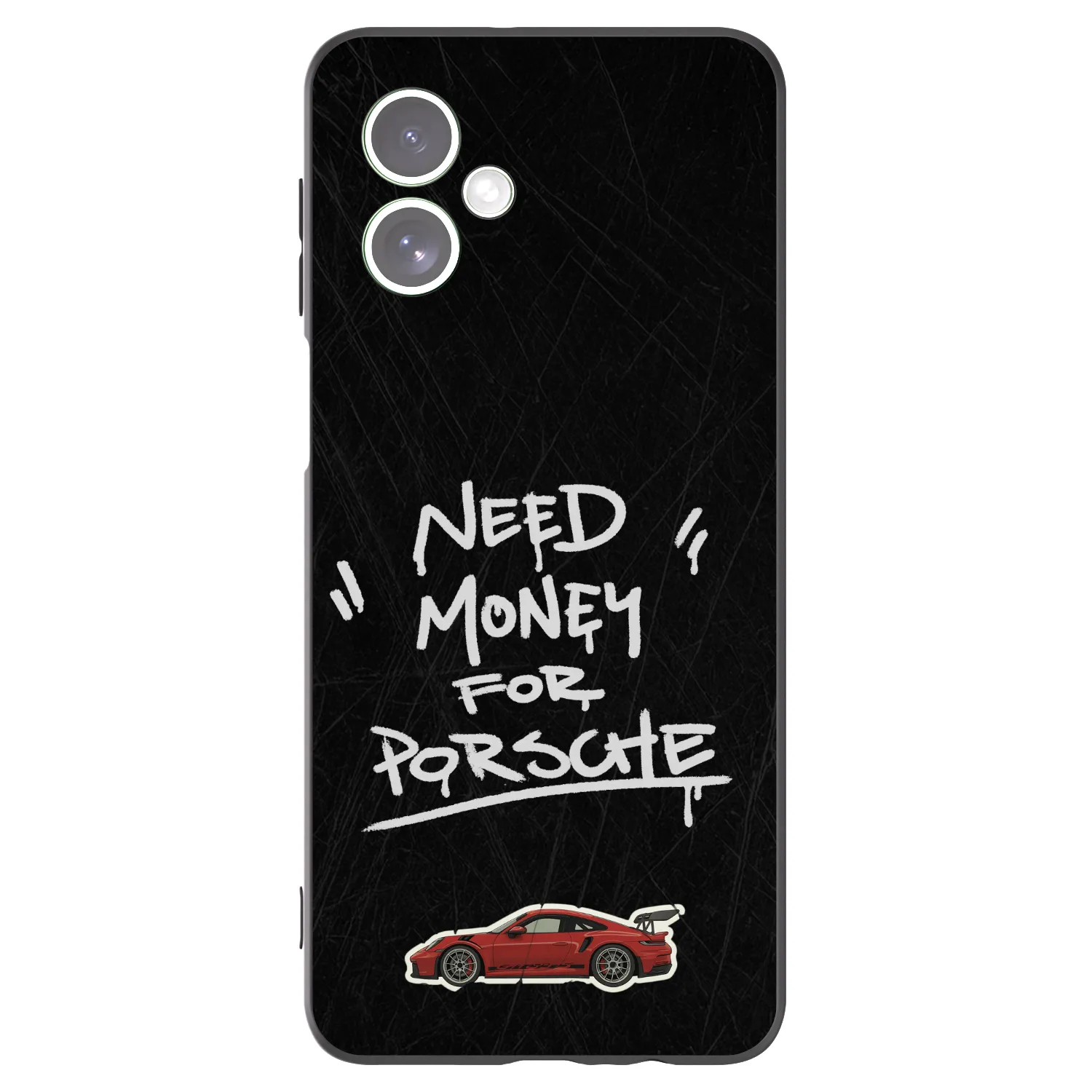 Picasee silikonový černý obal pro Motorola Moto G54 5G - Dark Racer