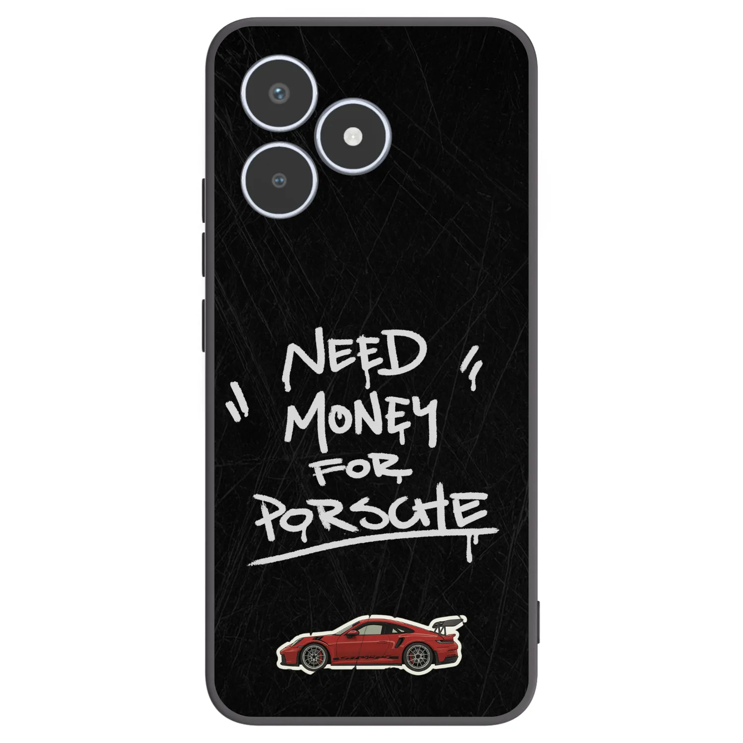 Picasee silikonový černý obal pro Realme C53 - Dark Racer