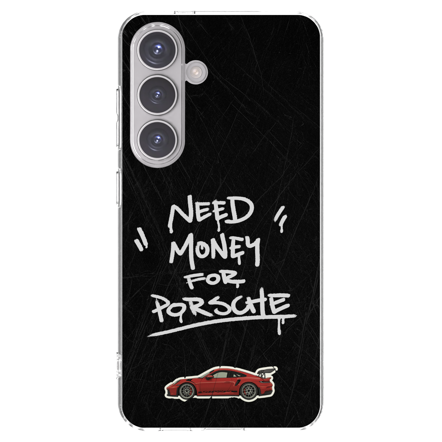 Picasee silikonový průhledný obal pro Samsung Galaxy S24 S921B 5G - Dark Racer