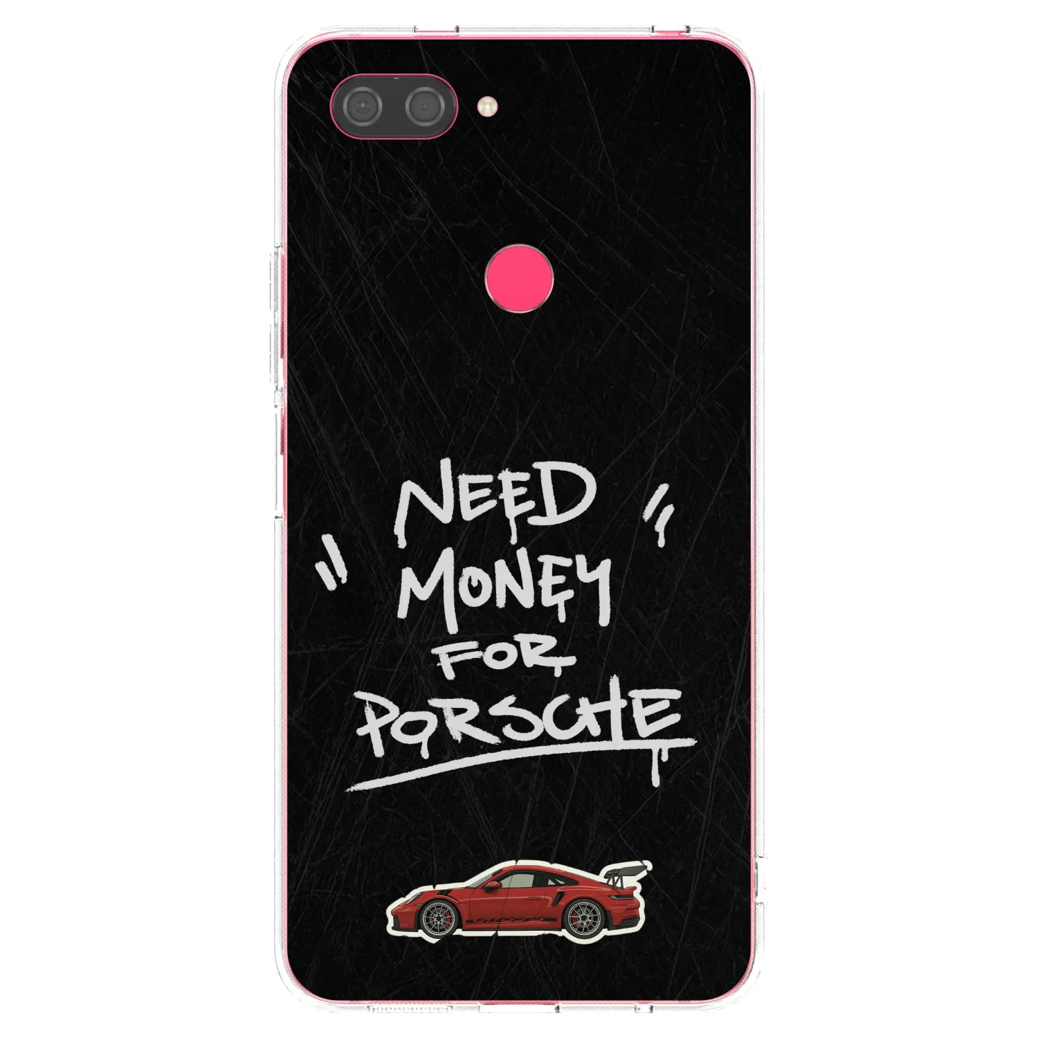 Picasee silikonový průhledný obal pro Xiaomi Mi 8 Lite - Dark Racer