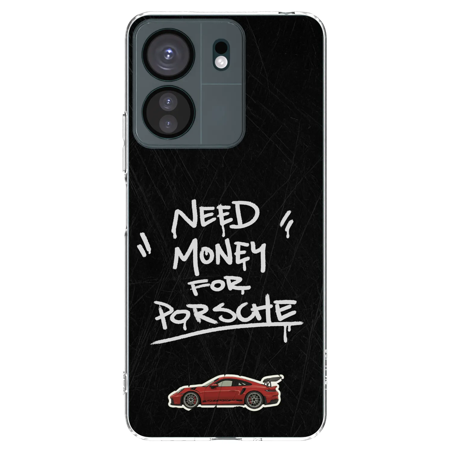 Picasee silikonový průhledný obal pro Xiaomi Redmi 13C 4G - Dark Racer
