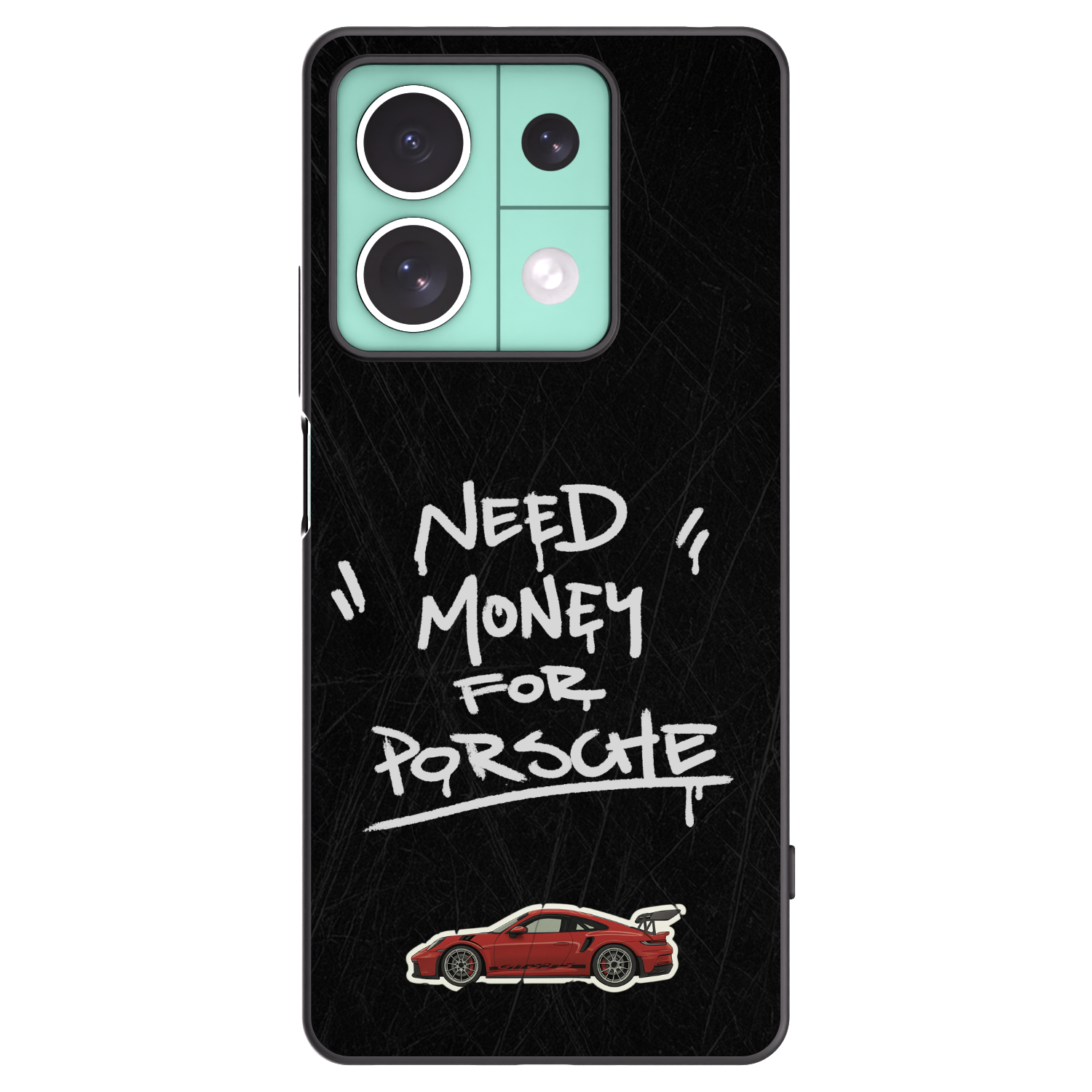 Picasee silikonový černý obal pro Xiaomi Redmi Note 13 5G - Dark Racer