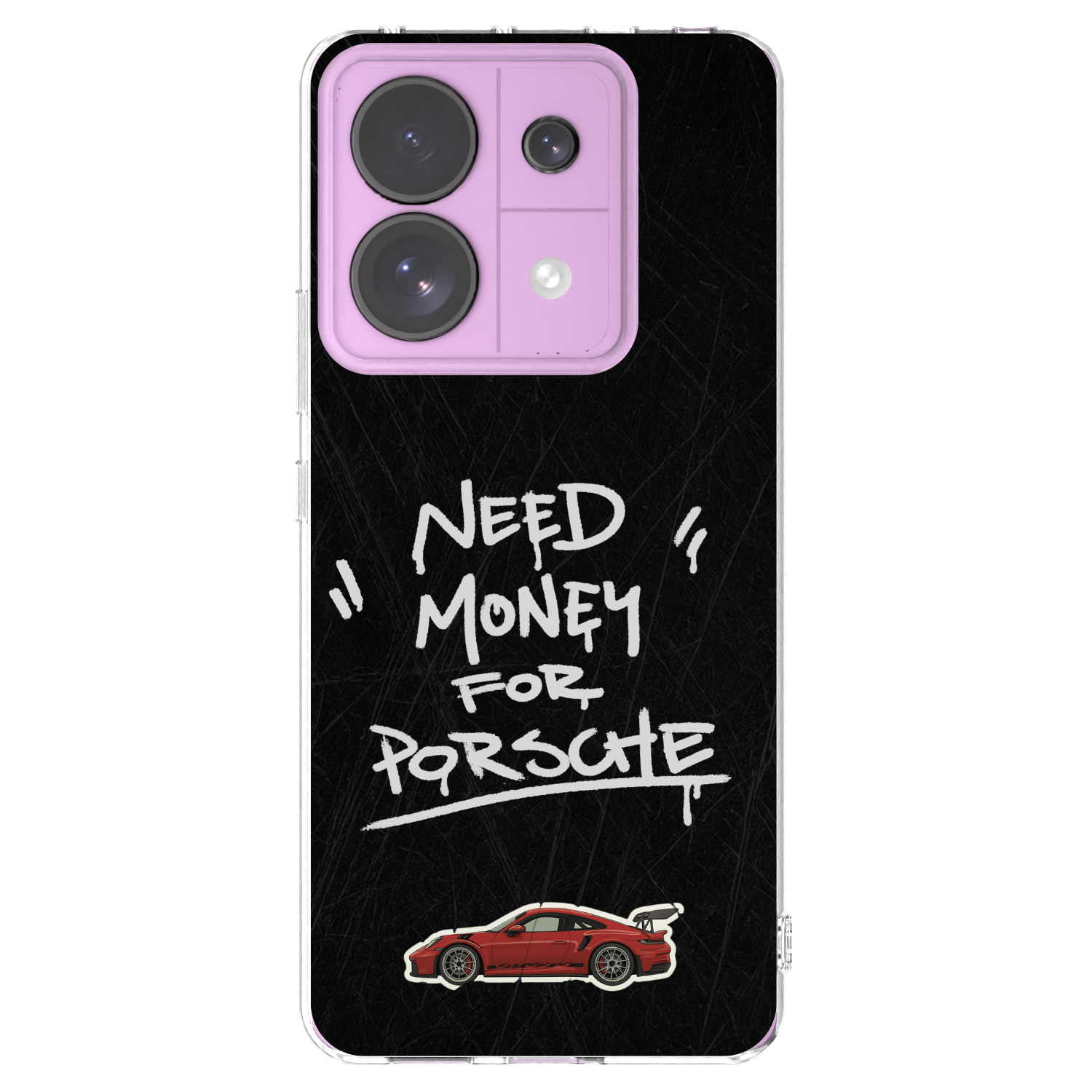 Picasee silikonový průhledný obal pro Xiaomi Redmi Note 13 Pro 5G - Dark Racer