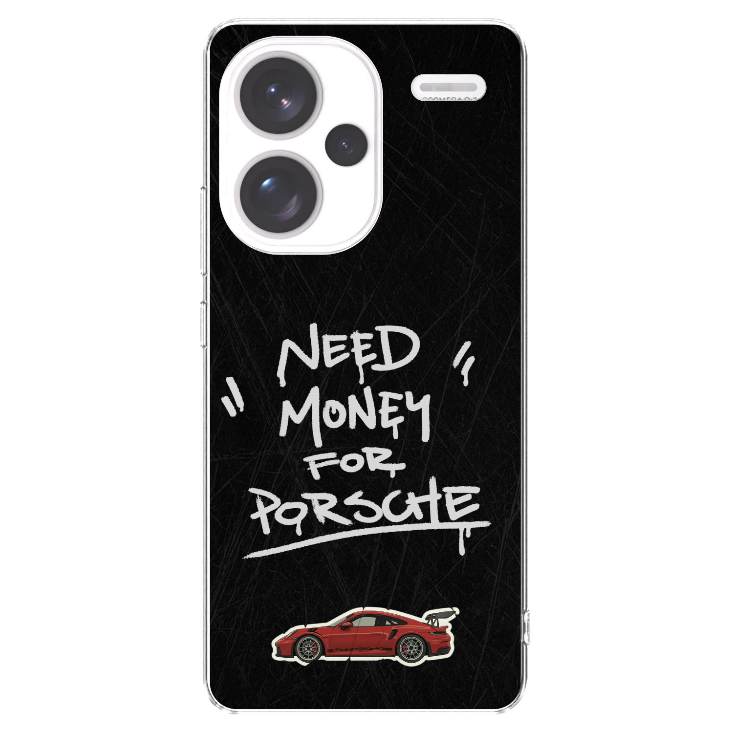 Picasee silikonový průhledný obal pro Xiaomi Redmi Note 13 Pro+ 5G - Dark Racer