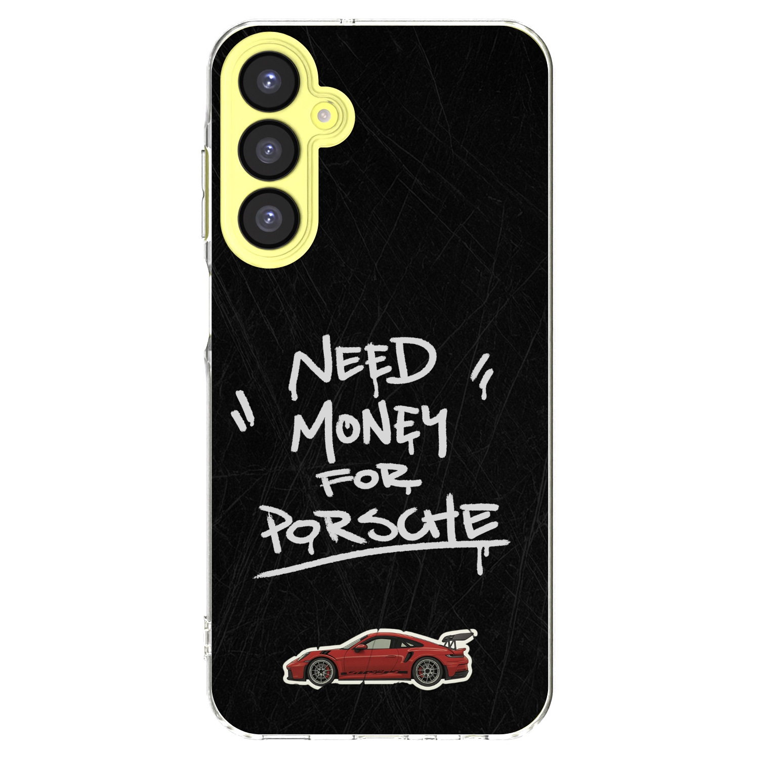 Picasee silikonový průhledný obal pro Samsung Galaxy A25 A256B 5G - Dark Racer