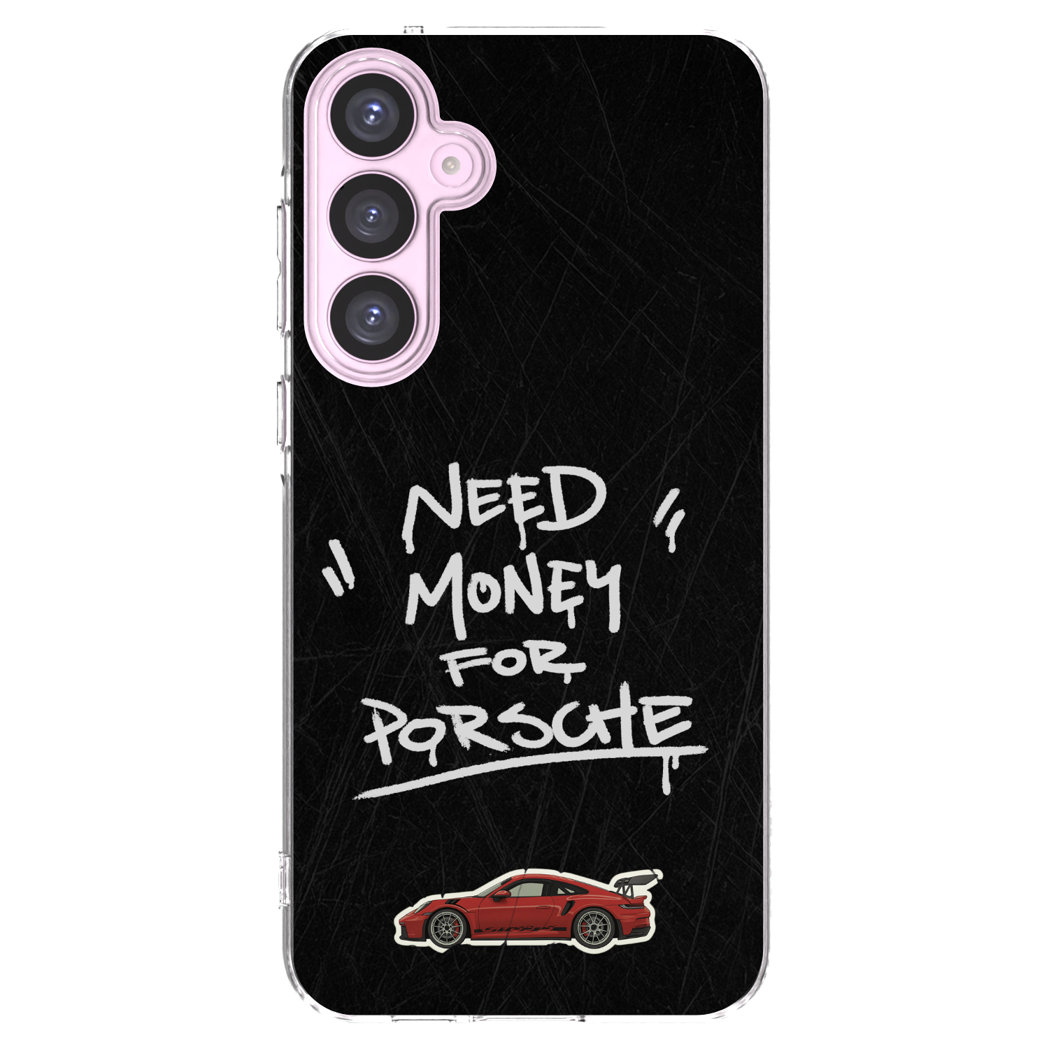 Picasee silikonový průhledný obal pro Samsung Galaxy A55 5G A556B - Dark Racer