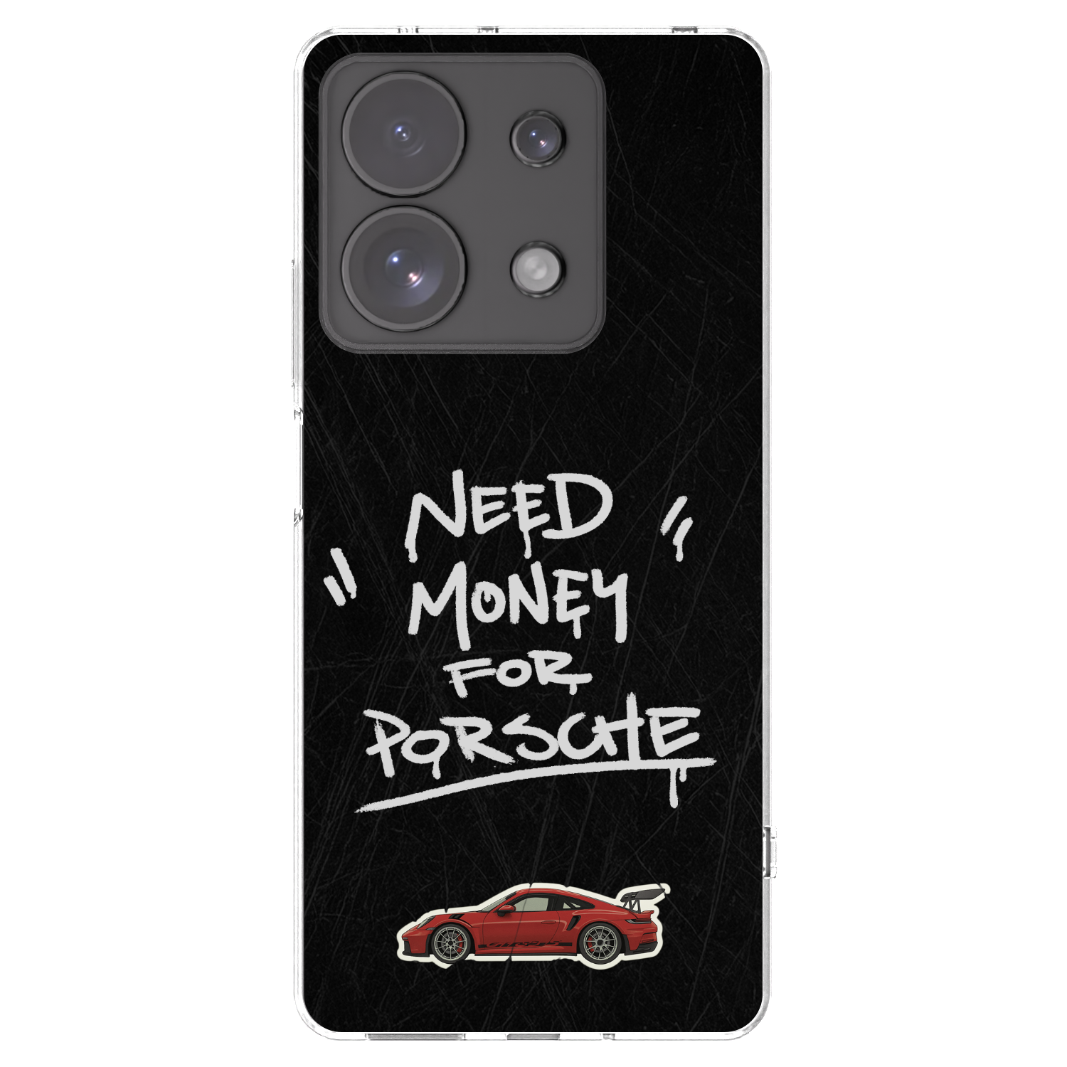 Picasee silikonový průhledný obal pro Xiaomi Redmi Note 13 Pro 4G - Dark Racer