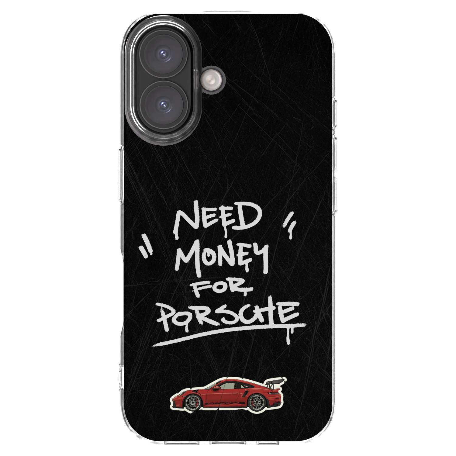 Picasee silikonový průhledný obal pro Apple iPhone 16 - Dark Racer