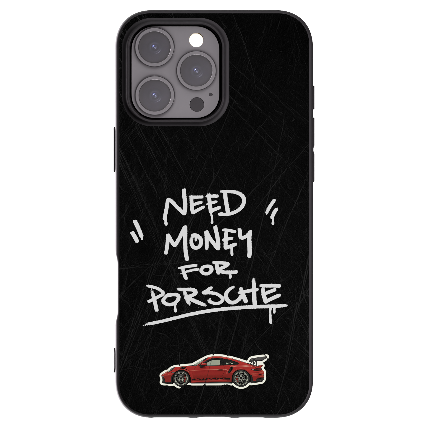 Picasee silikonový černý obal pro Apple iPhone 16 Pro Max - Dark Racer