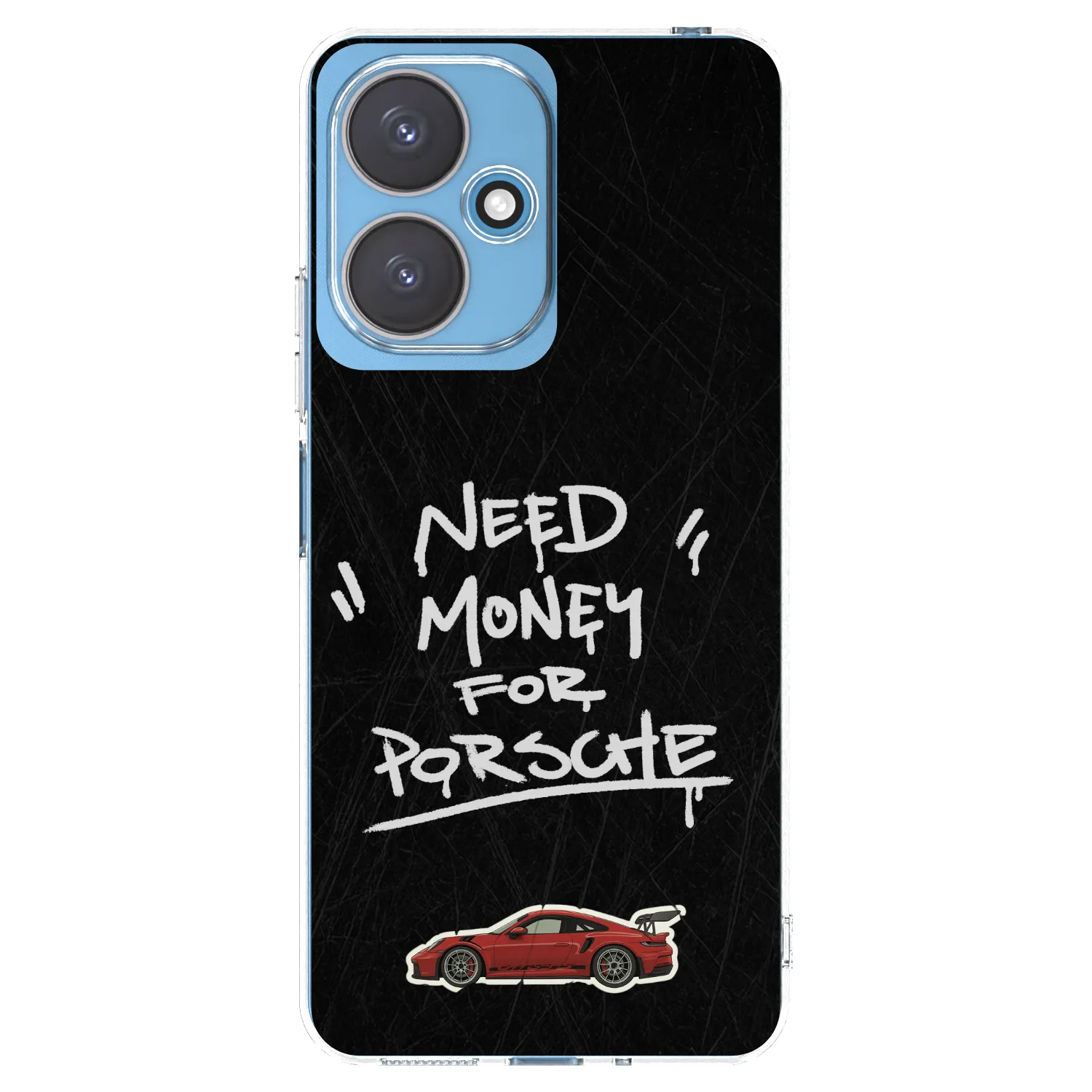 Picasee silikonový průhledný obal pro Xiaomi Redmi 13C 5G - Dark Racer