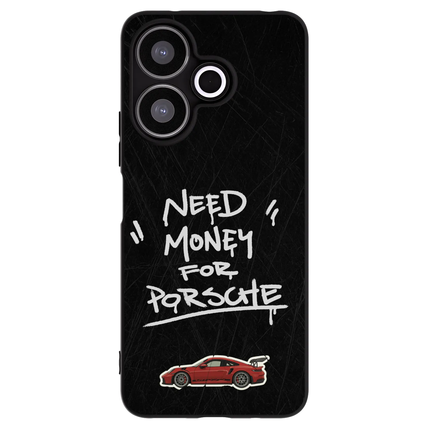 Picasee silikonový černý obal pro Xiaomi Redmi 13 4G - Dark Racer