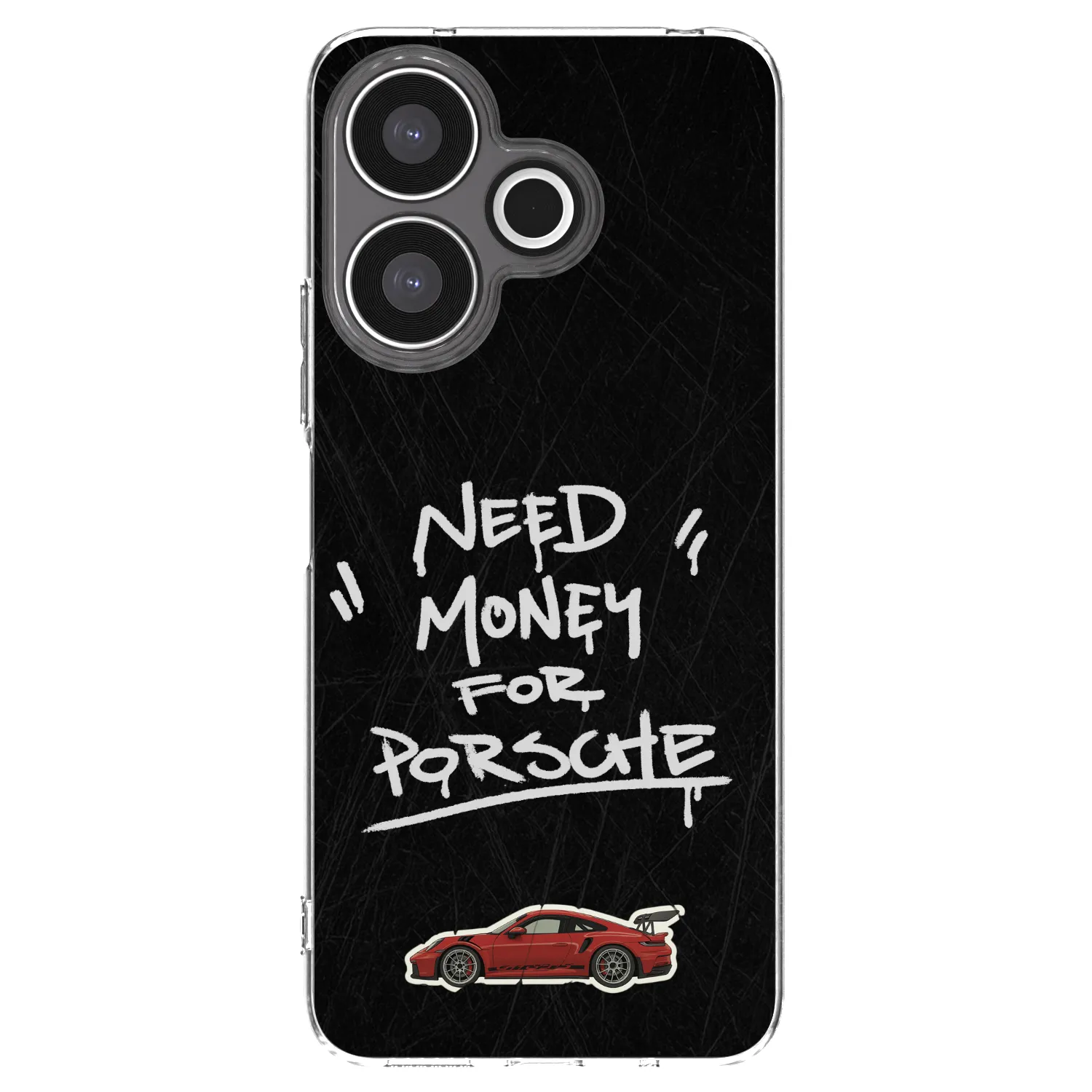 Picasee silikonový průhledný obal pro Xiaomi Redmi 13 4G - Dark Racer