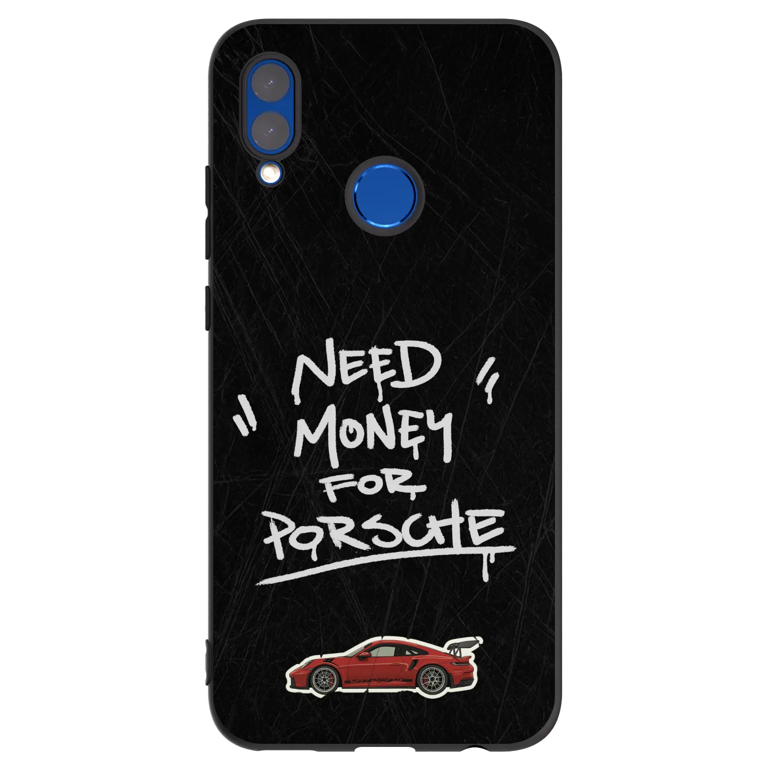 Picasee silikonový černý obal pro Honor 10 Lite - Dark Racer