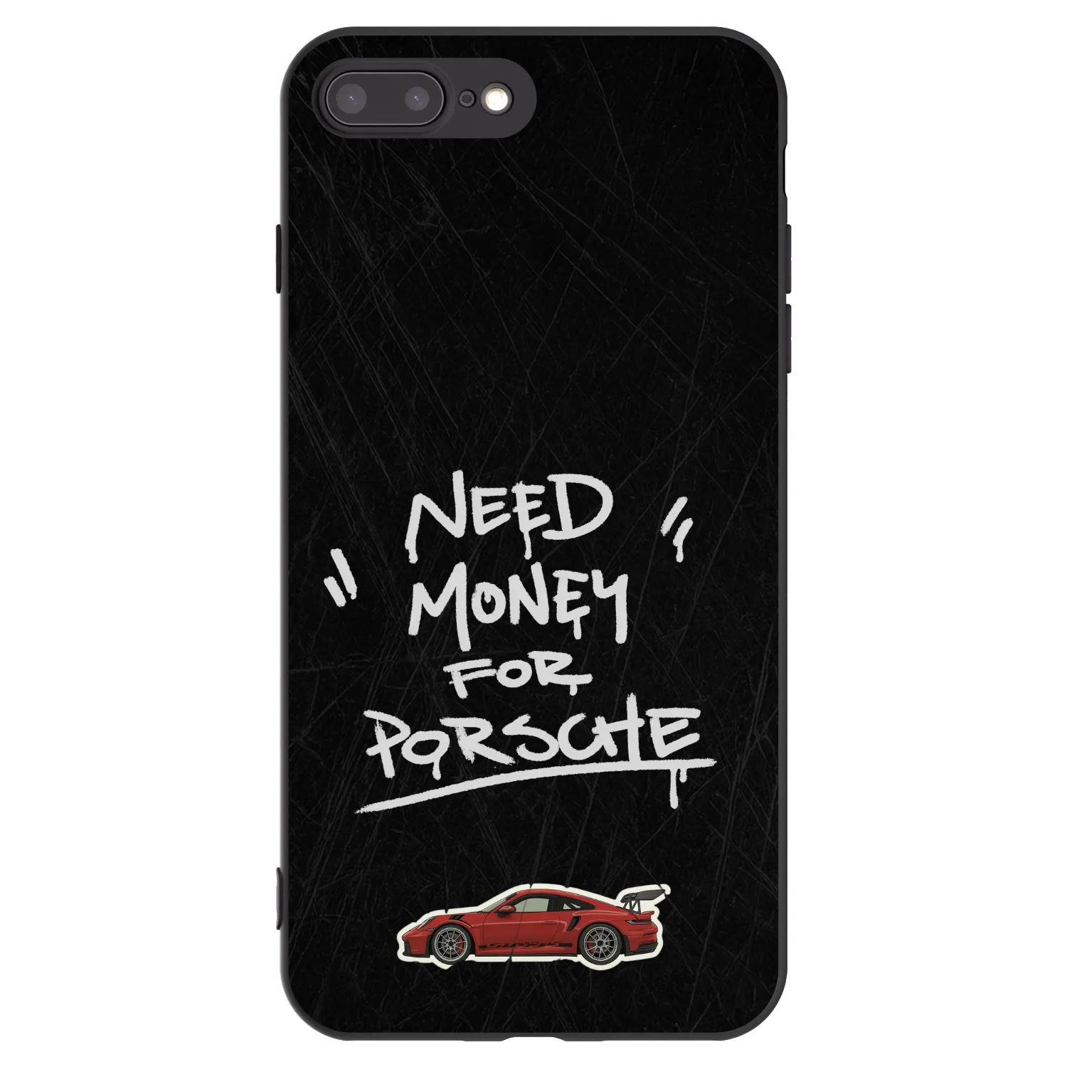 Picasee silikonový černý obal pro Apple iPhone 8 Plus - Dark Racer