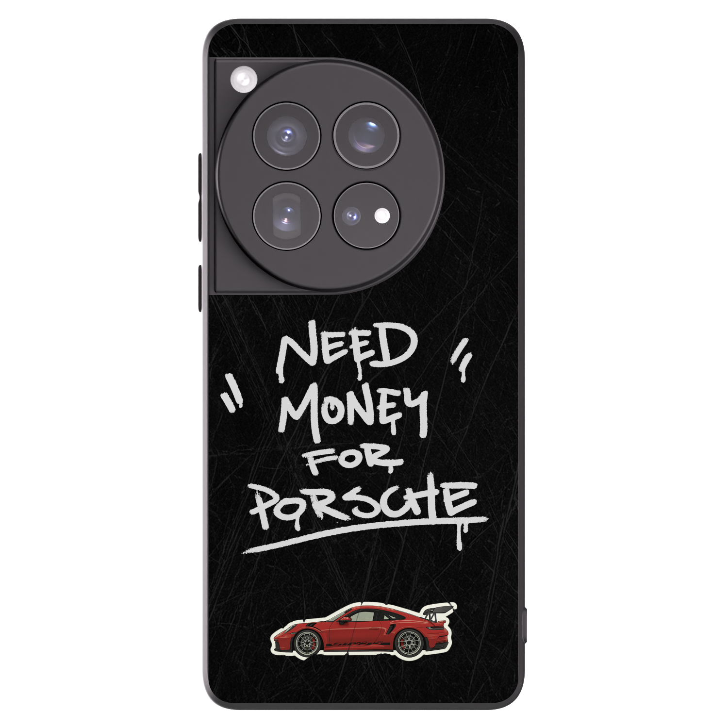 Picasee silikonový černý obal pro OnePlus 12 5G - Dark Racer