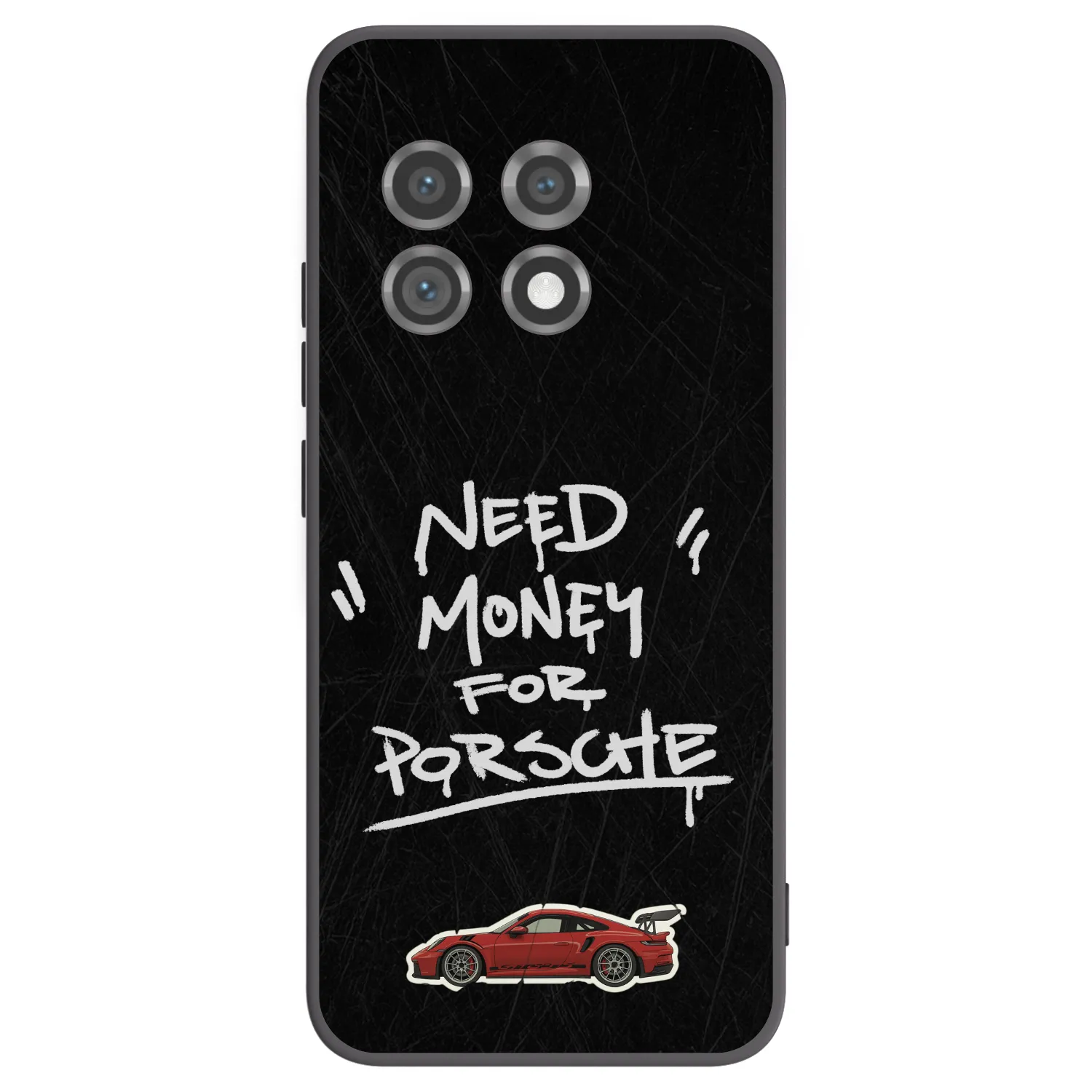 Picasee silikonový černý obal pro OnePlus 11 5G - Dark Racer