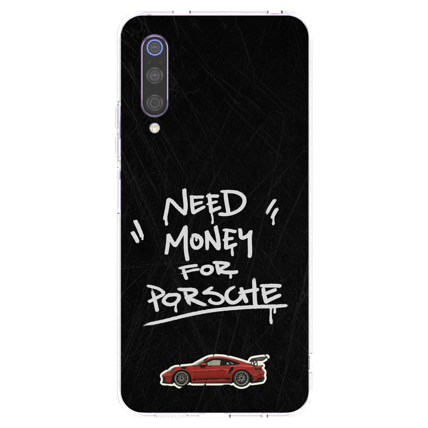 Picasee silikonový průhledný obal pro Xiaomi Mi 9 - Dark Racer
