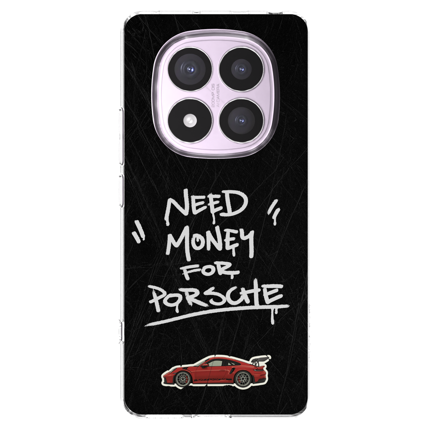 Picasee silikonový průhledný obal pro Xiaomi Redmi Note 14 Pro 5G - Dark Racer