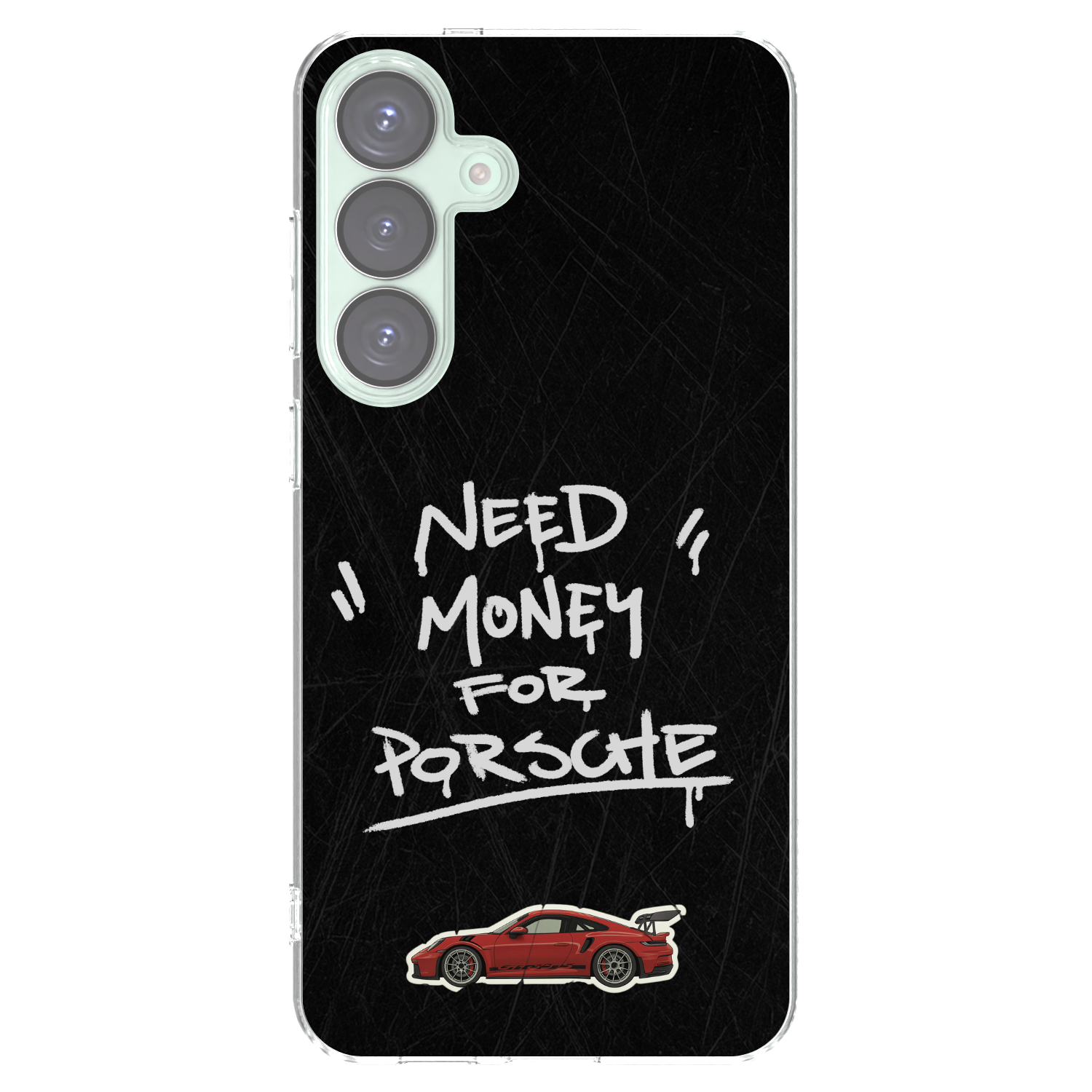 Picasee silikonový průhledný obal pro Samsung Galaxy S25+ 5G - Dark Racer