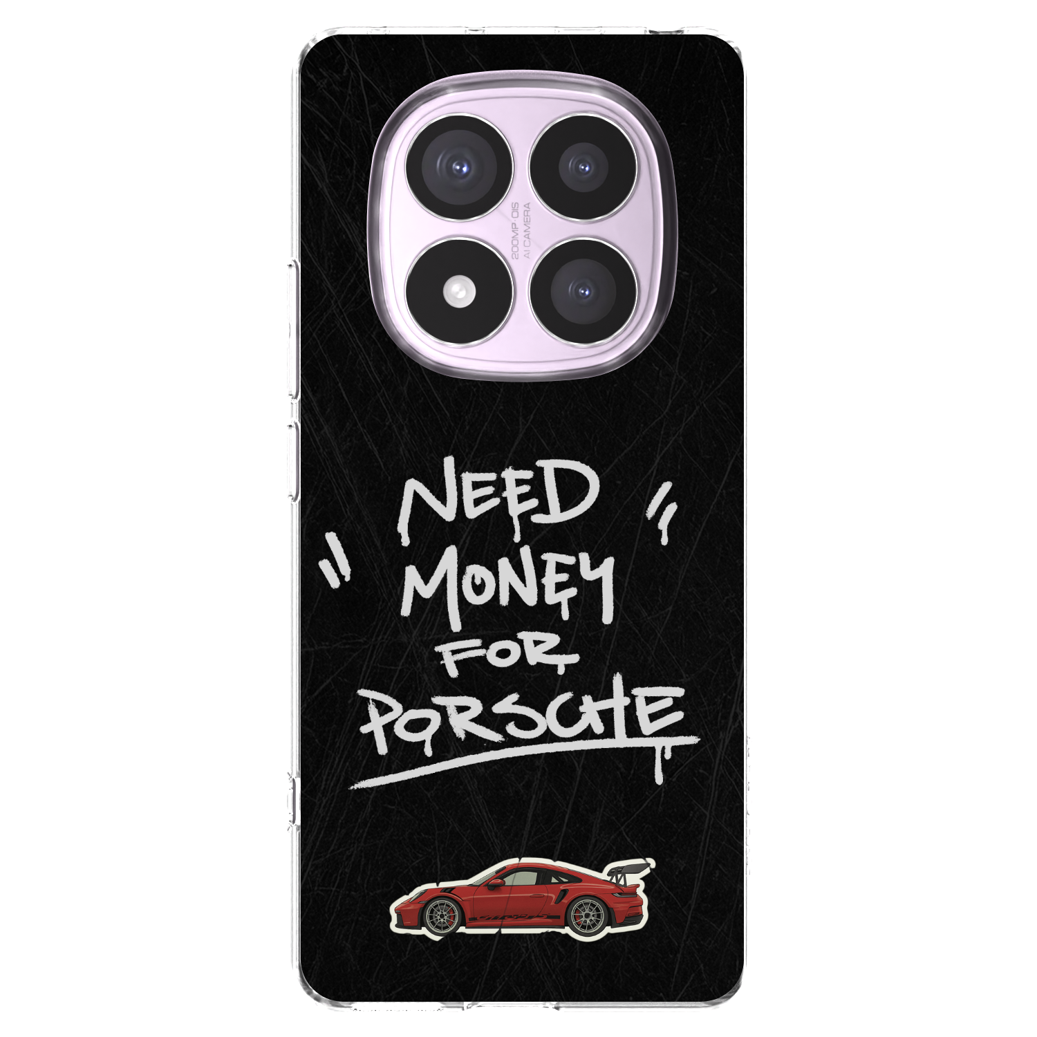 Picasee silikonový průhledný obal pro Xiaomi Redmi Note 14 Pro 4G - Dark Racer