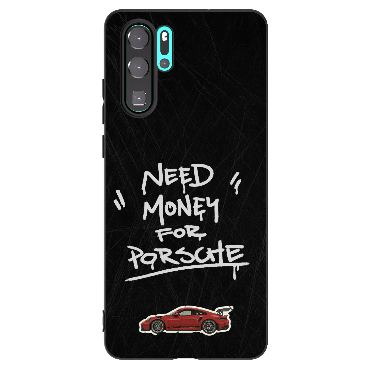 Picasee silikonový černý obal pro Huawei P30 Pro - Dark Racer