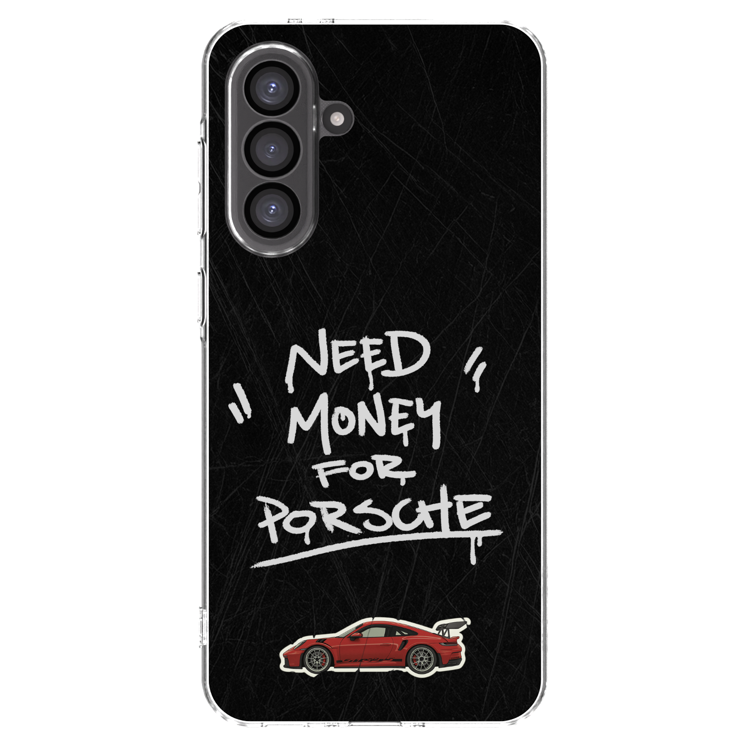 Picasee silikonový průhledný obal pro Samsung Galaxy A36 5G - Dark Racer