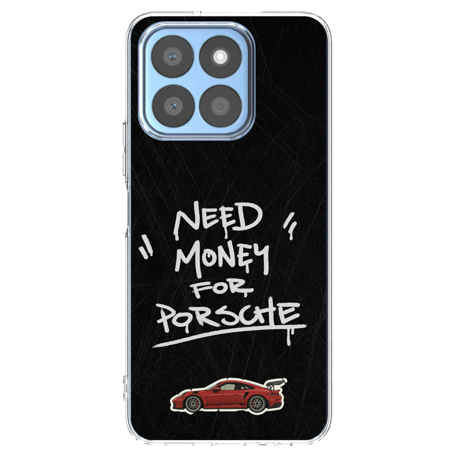 Picasee silikonový průhledný obal pro Honor X8c - Dark Racer