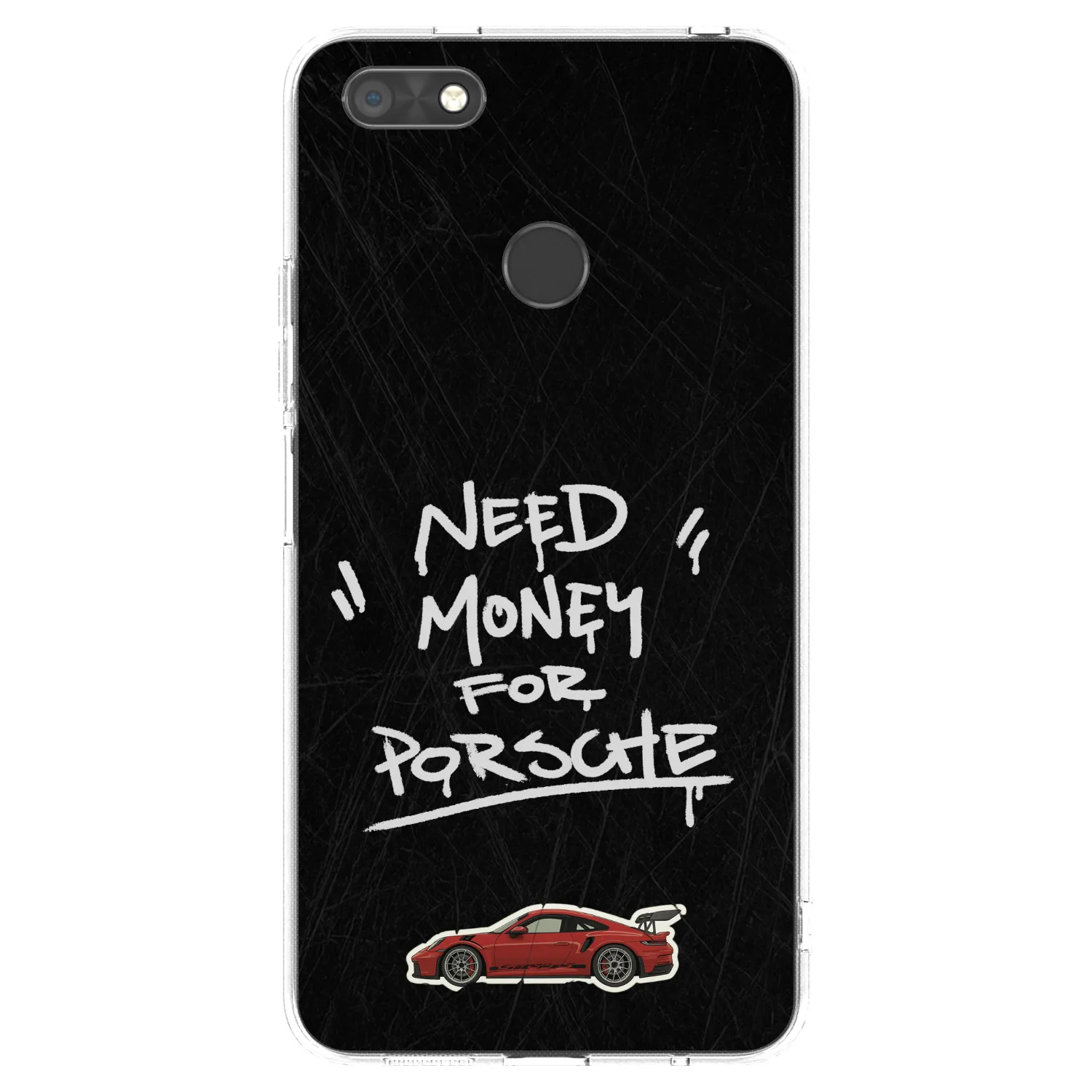 Picasee silikonový průhledný obal pro Huawei P9 Lite Mini - Dark Racer