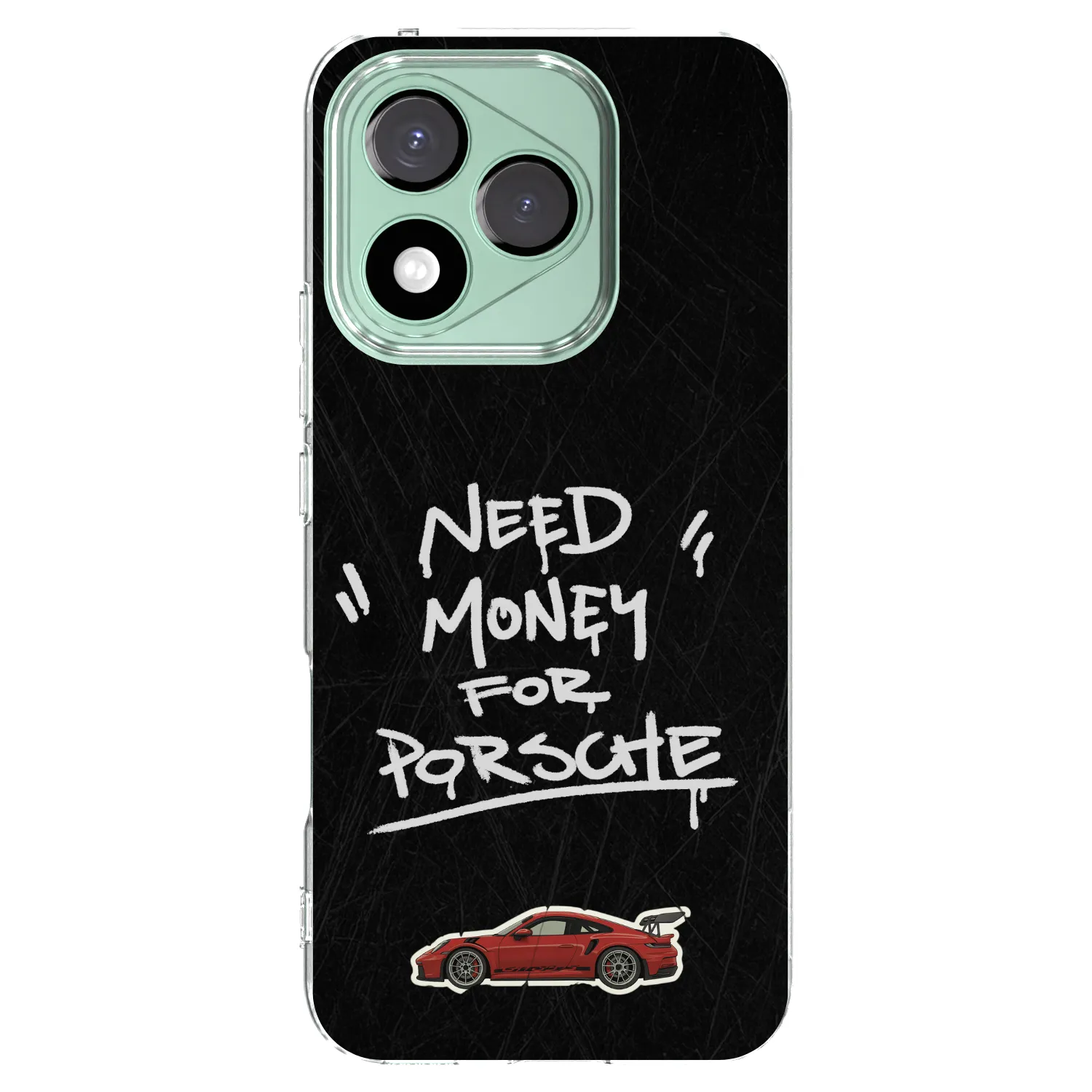 Picasee silikonový průhledný obal pro Honor 400 Lite 5G - Dark Racer