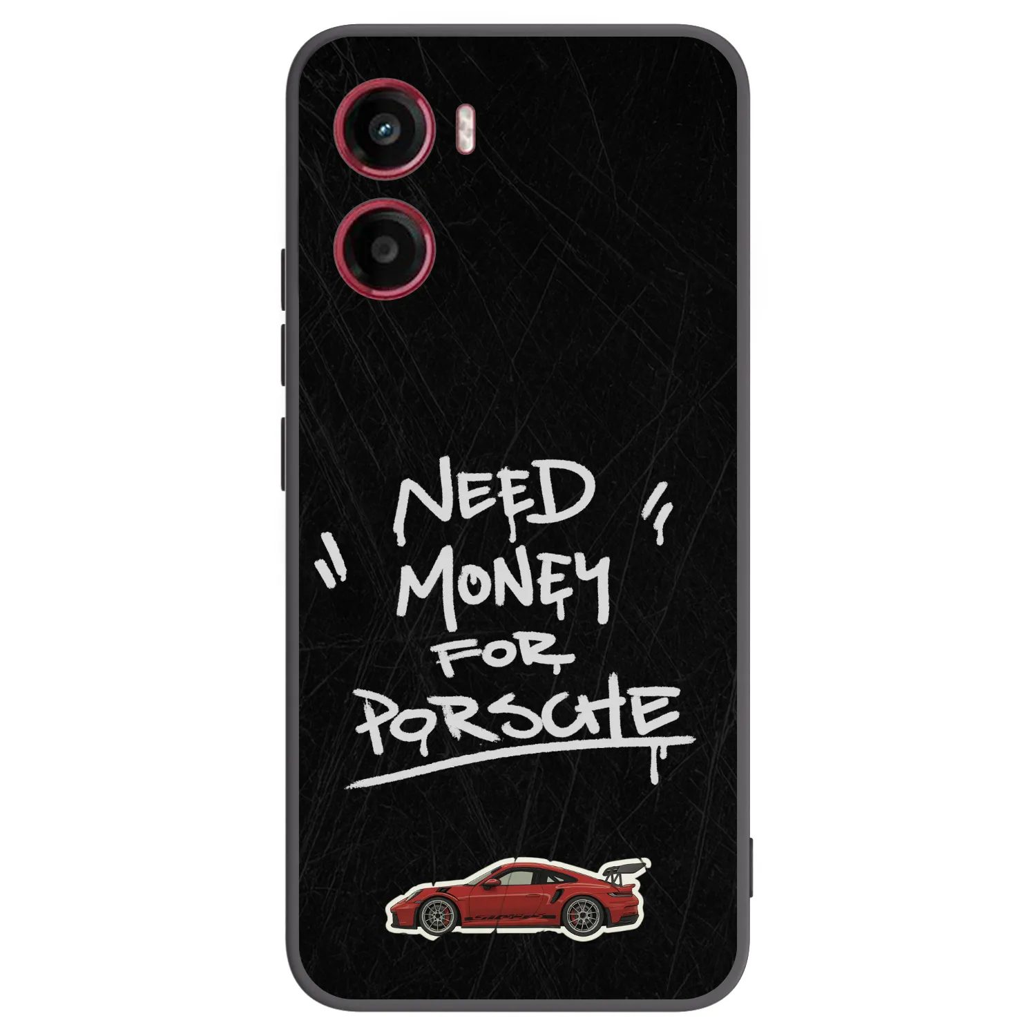 Picasee silikonový černý obal pro Motorola Moto G05 - Dark Racer