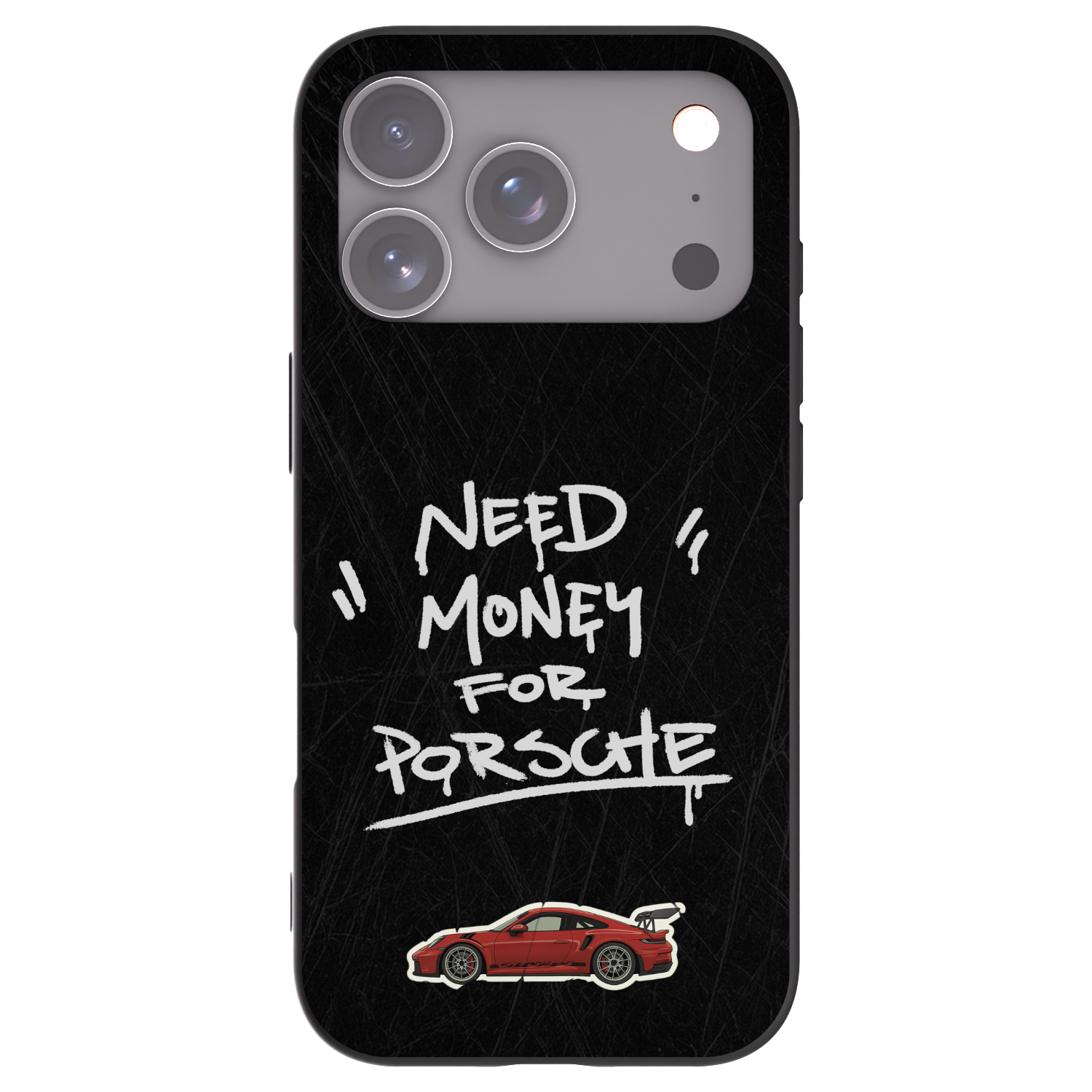 Picasee silikonový černý obal pro Apple iPhone 17 Pro - Dark Racer