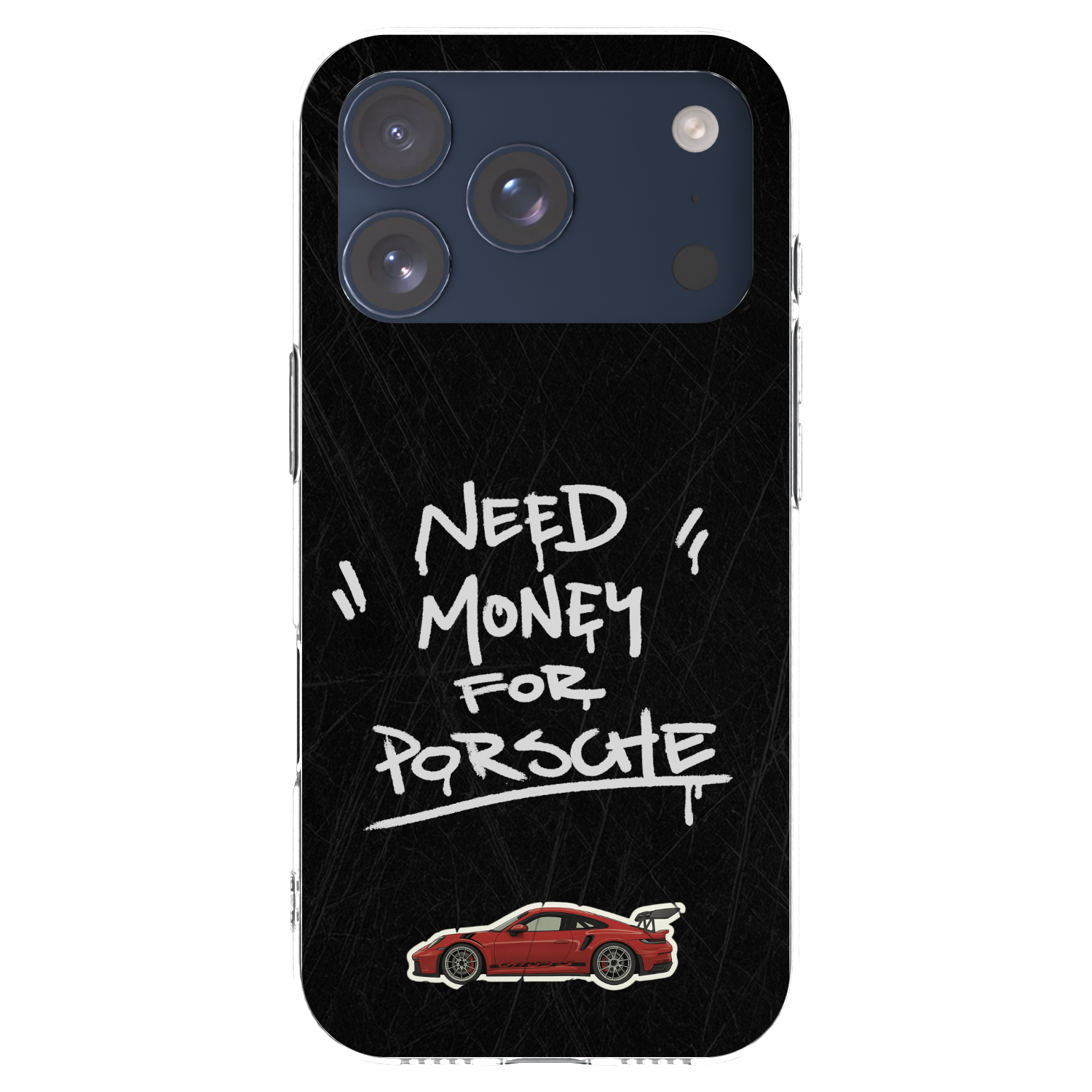Picasee silikonový průhledný obal pro Apple iPhone 17 Pro - Dark Racer