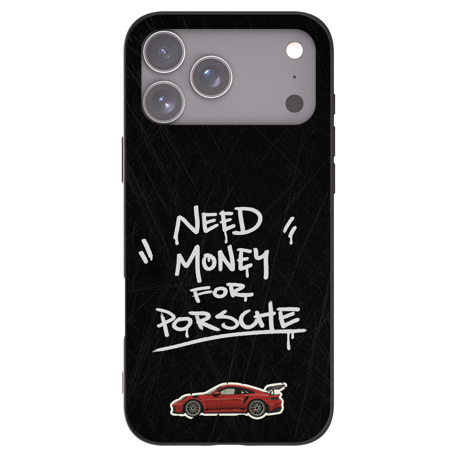 Picasee silikonový černý obal pro Apple iPhone 17 Pro Max - Dark Racer