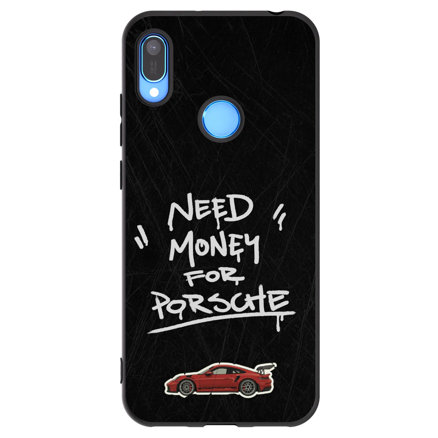 Picasee silikonový černý obal pro Huawei Y6 2019 - Dark Racer