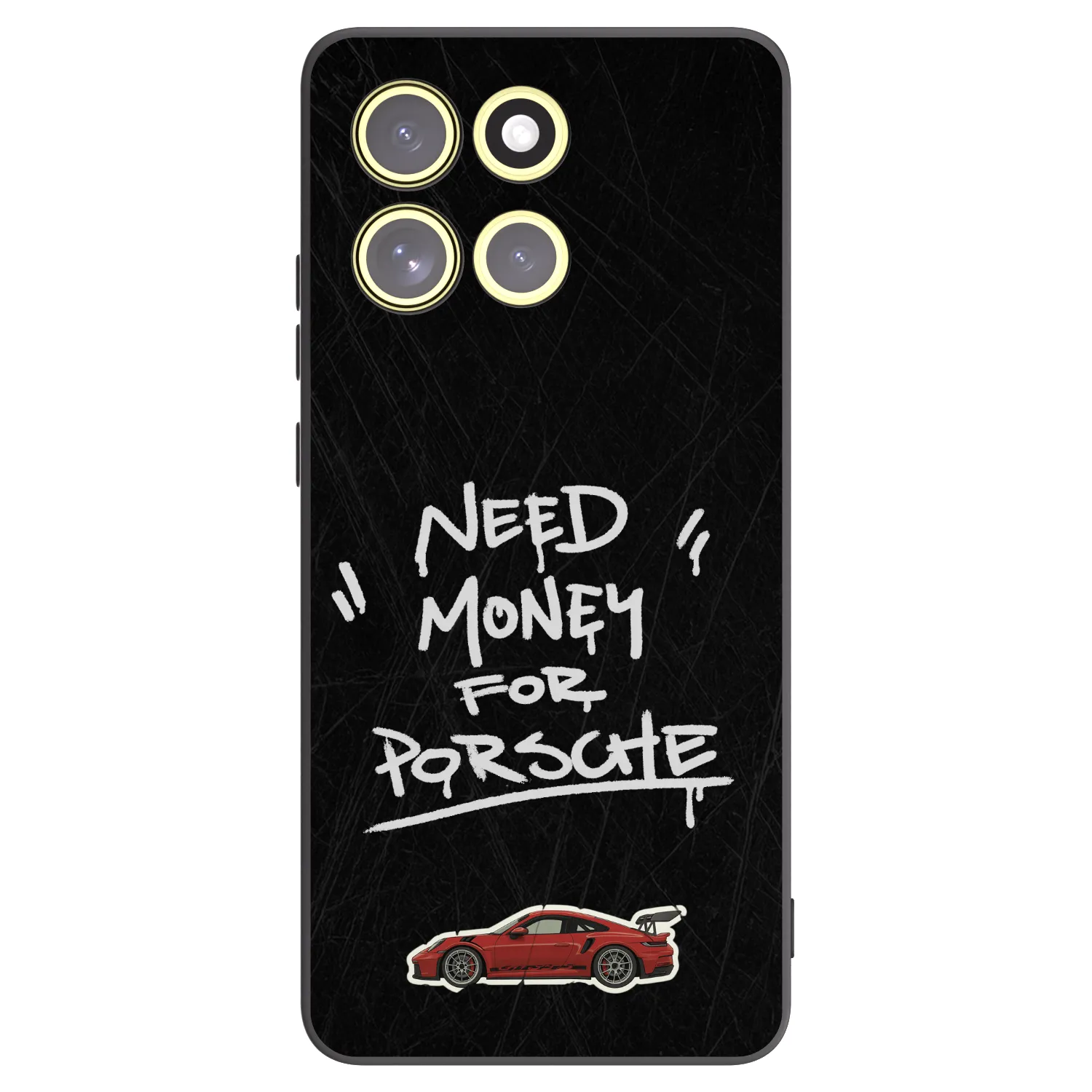Picasee silikonový černý obal pro Motorola Moto G86 5G - Dark Racer