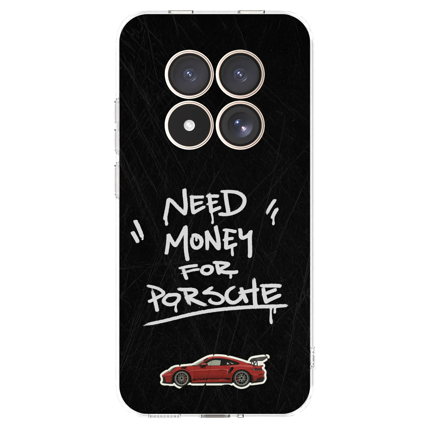 Picasee silikonový průhledný obal pro Xiaomi Redmi Note 15 Pro 4G - Dark Racer