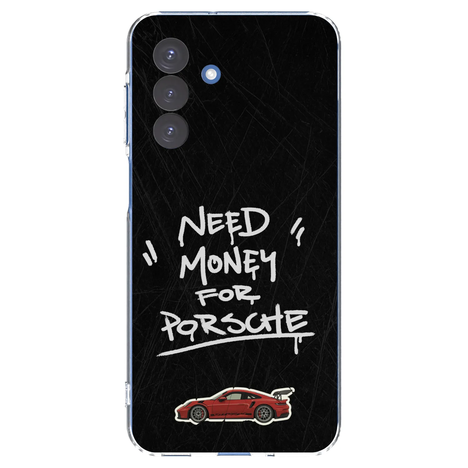 Picasee silikonový průhledný obal pro Samsung Galaxy A17 5G - Dark Racer