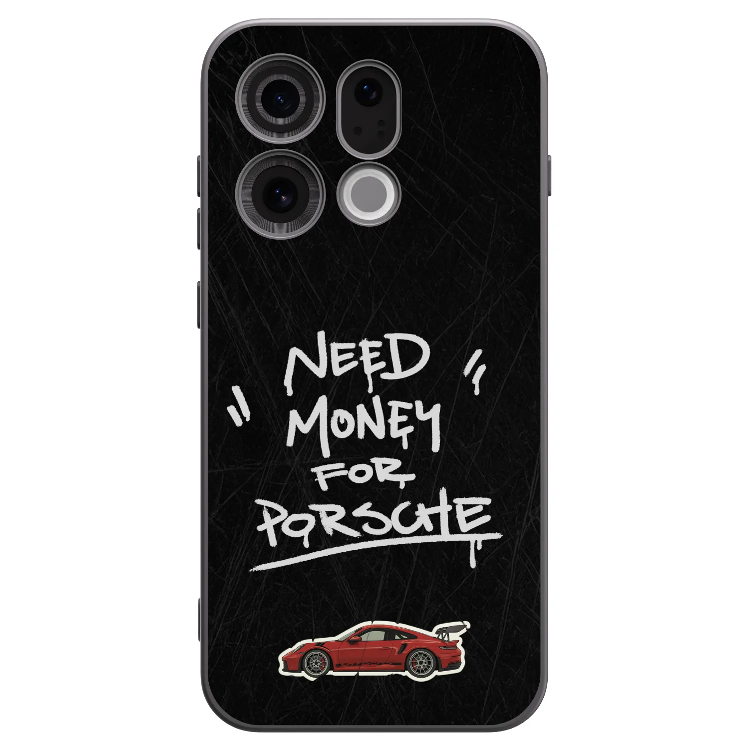 Picasee silikonový černý obal pro OPPO Find X9 - Dark Racer