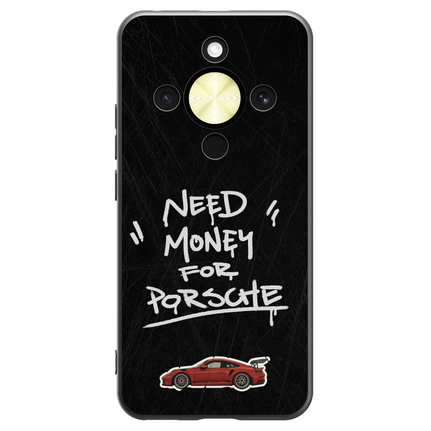 Picasee silikonový černý obal pro Honor Magic8 Lite 5G - Dark Racer