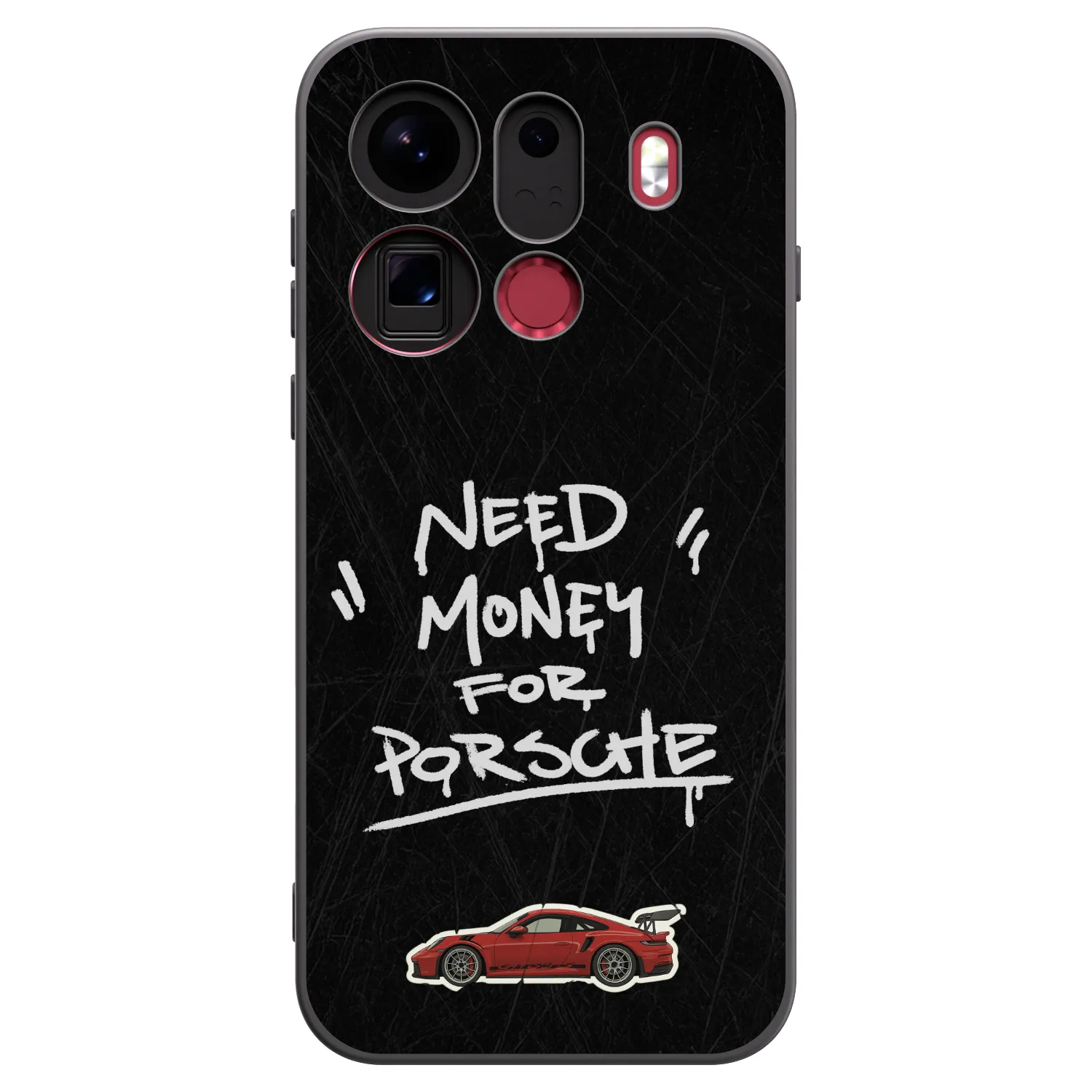 Picasee silikonový černý obal pro OPPO Find X9 Pro - Dark Racer