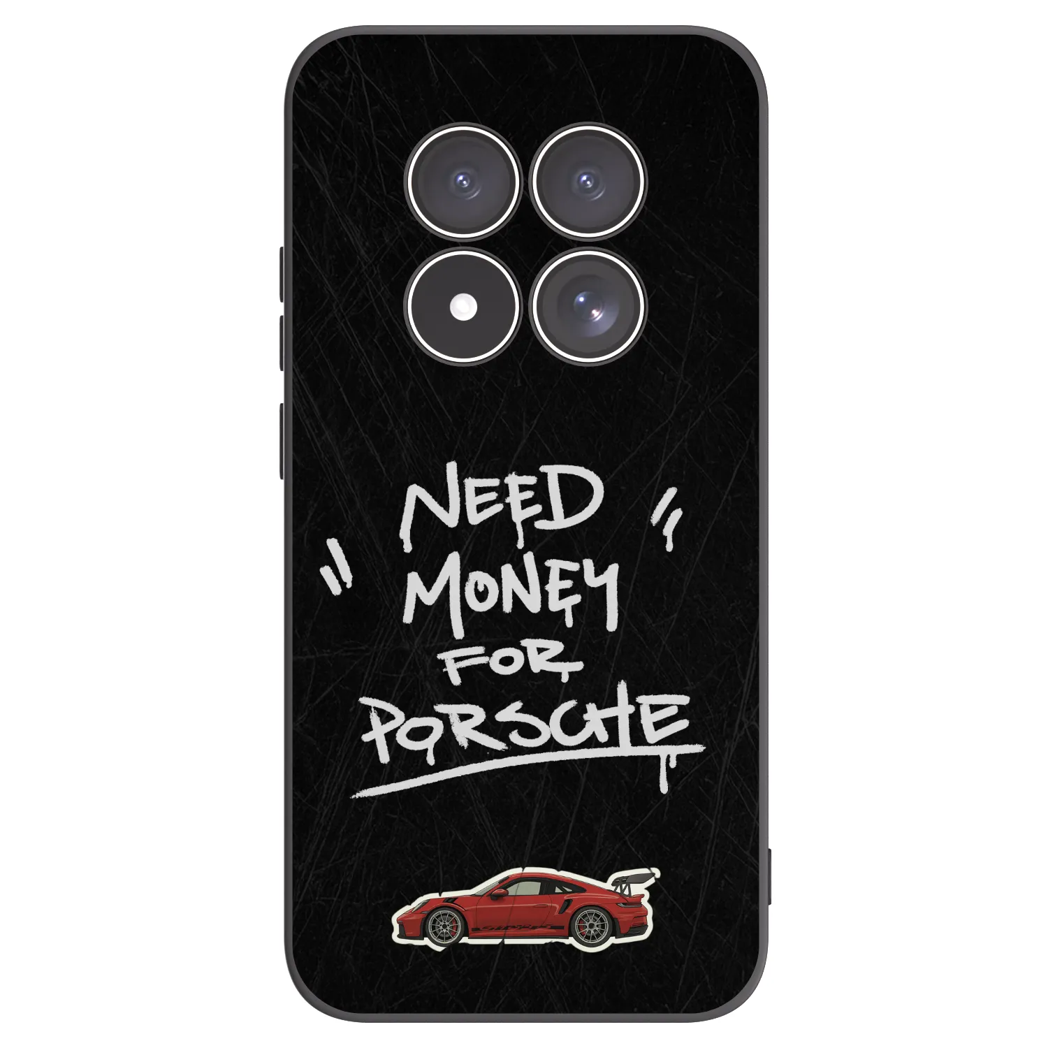 Picasee silikonový černý obal pro Xiaomi Redmi Note 15 Pro 5G - Dark Racer