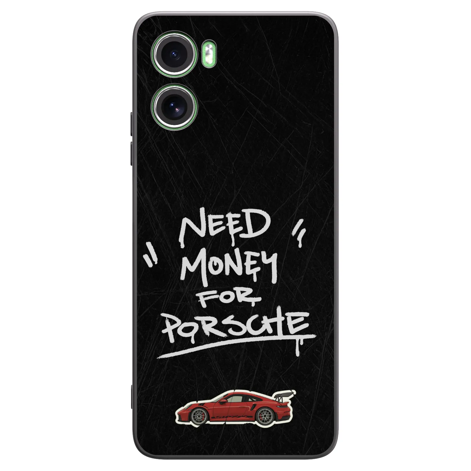 Picasee silikonový černý obal pro Motorola Moto G06 - Dark Racer