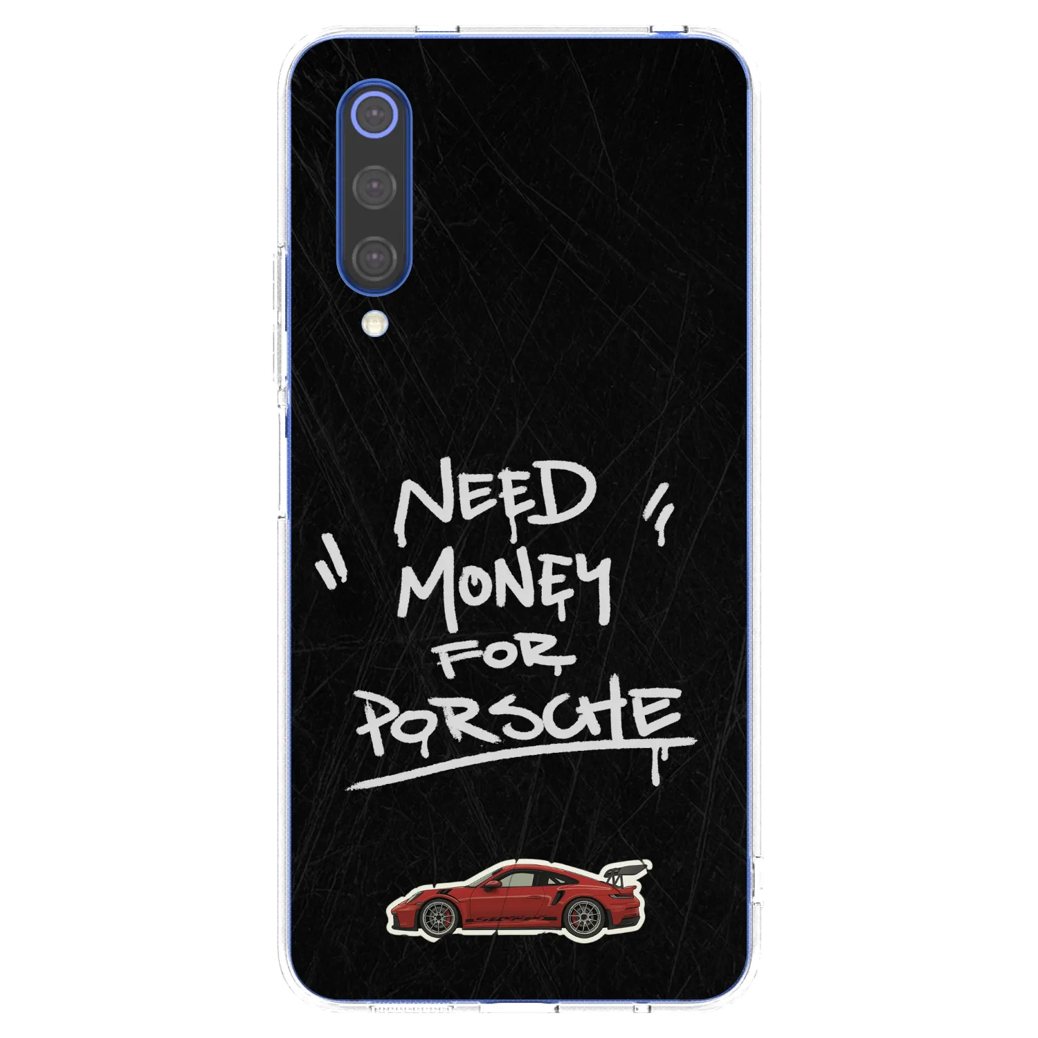 Picasee silikonový průhledný obal pro Xiaomi Mi 9 SE - Dark Racer