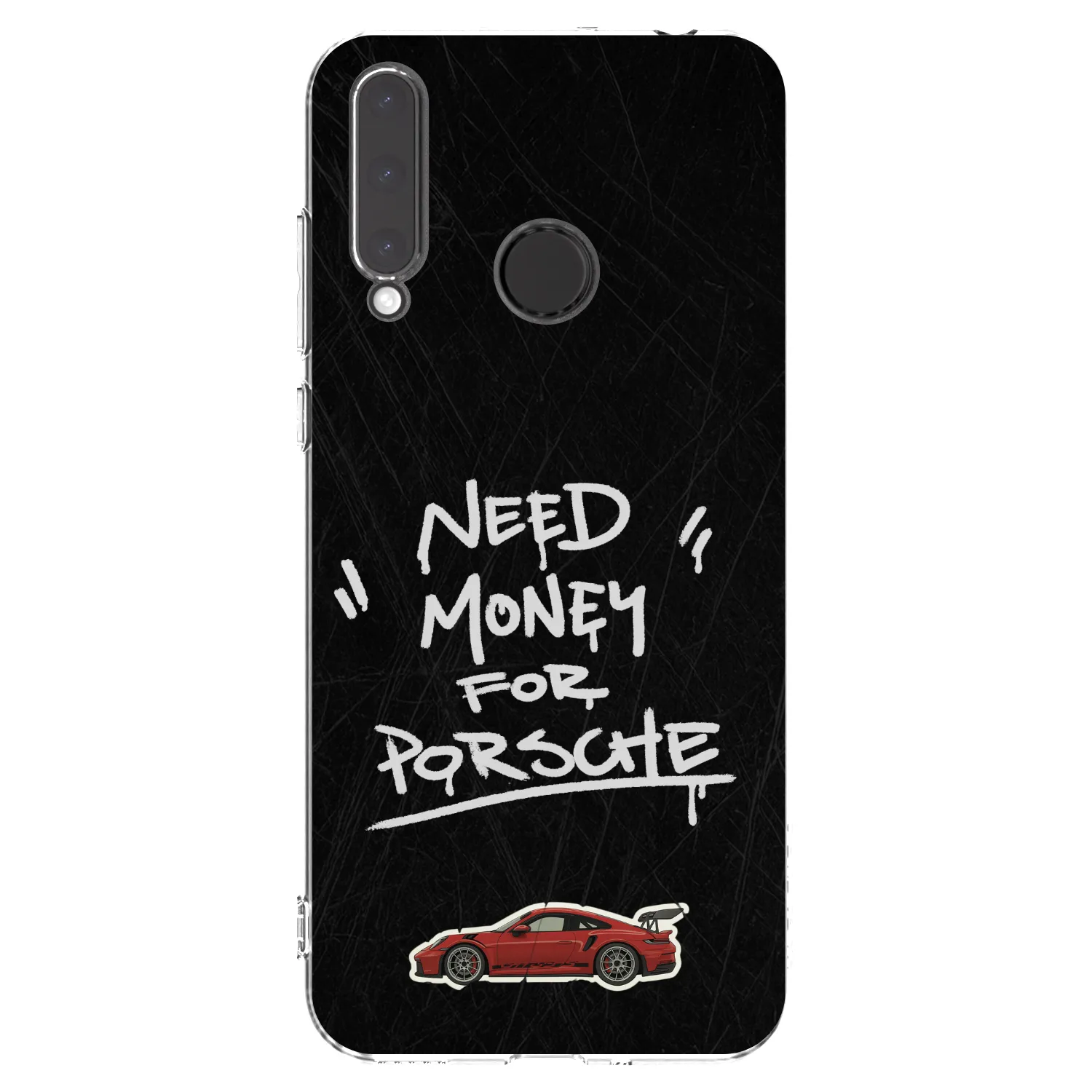 Picasee silikonový průhledný obal pro Honor 20 Lite - Dark Racer