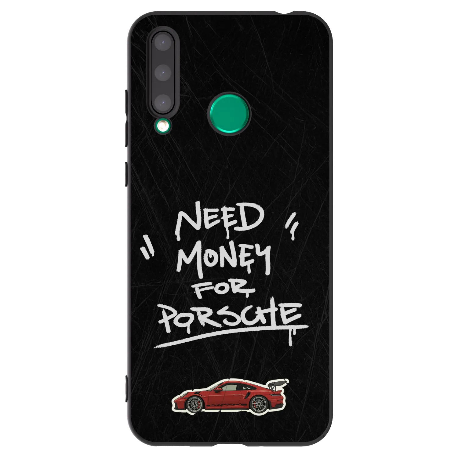 Picasee silikonový černý obal pro Honor 20 Lite - Dark Racer